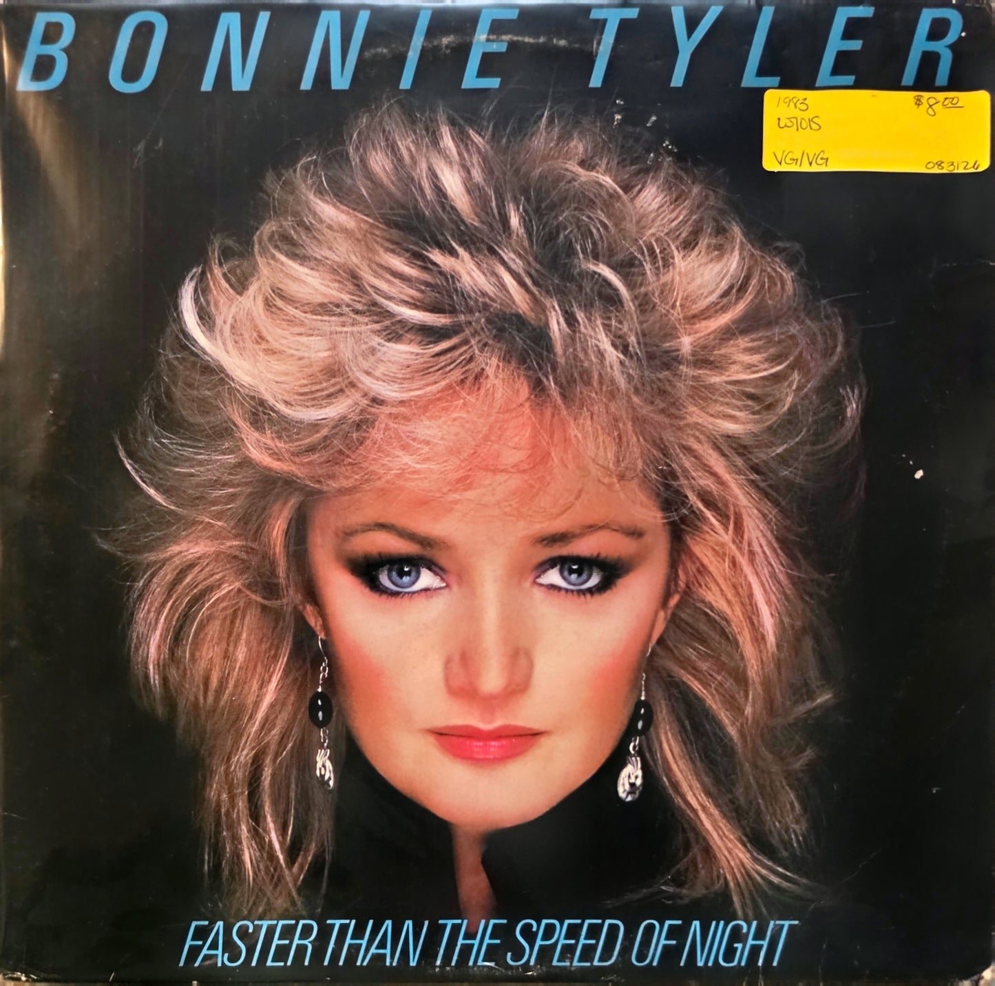 Bonnie Tyler – Faster Than The Speed Of Night (used)(1983 Pressing)