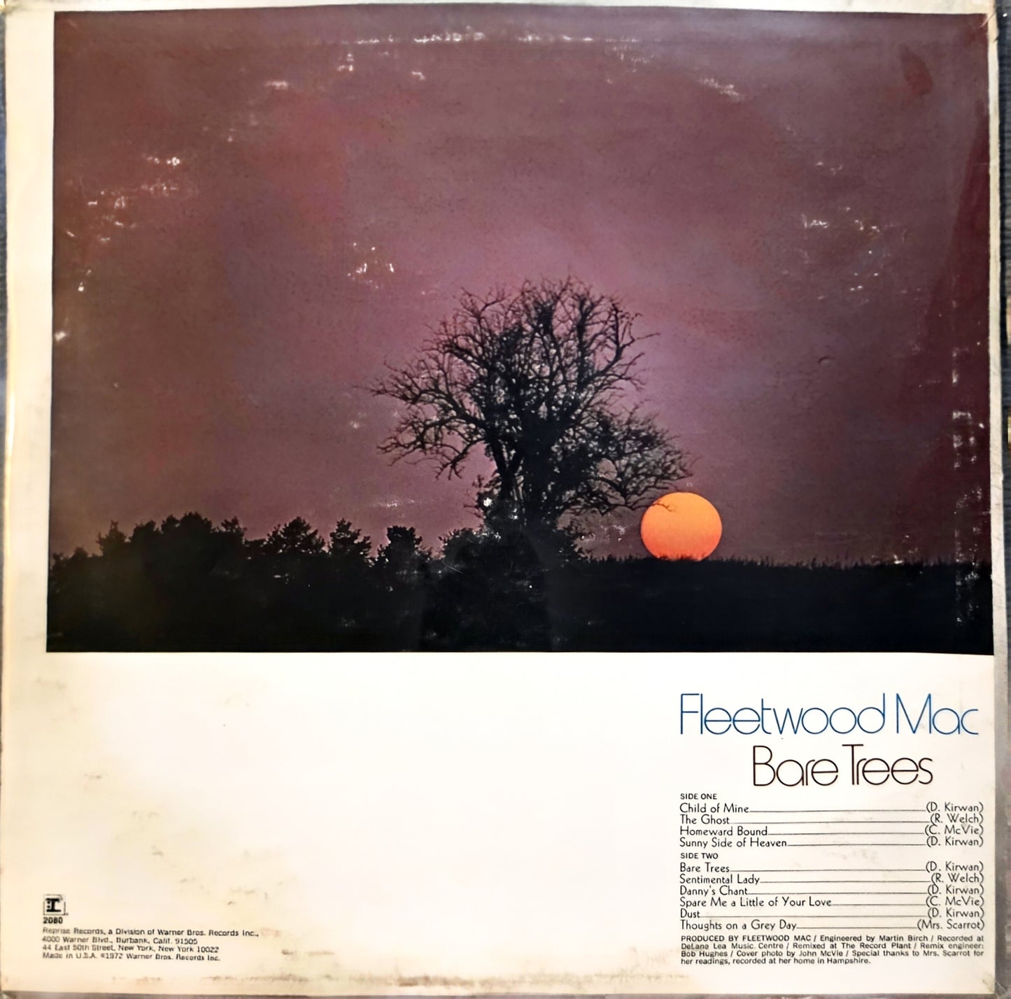 Fleetwood Mac – Bare Trees (uesd)(1972 Pressing)