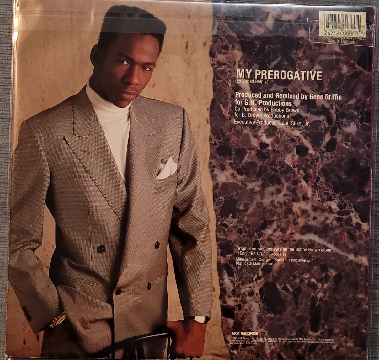 Bobby Brown – My Prerogative (Extended Remix)(used)(1988 Pressing)