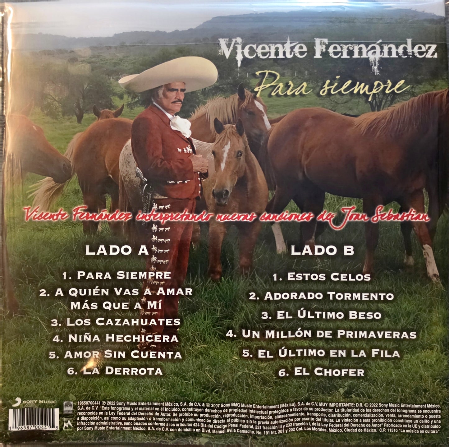 Vicente Fernández – Para Siempre (new)(2022 Pressing)
