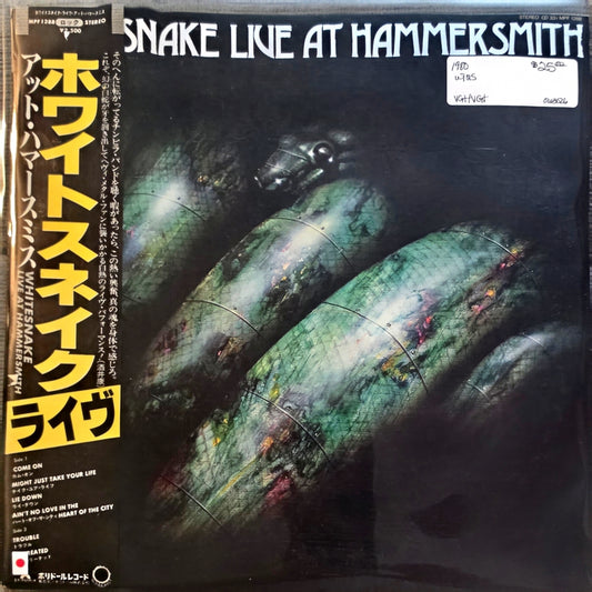 Whitesnake – Live At Hammersmith (used)(1980 Japanese Pressing)