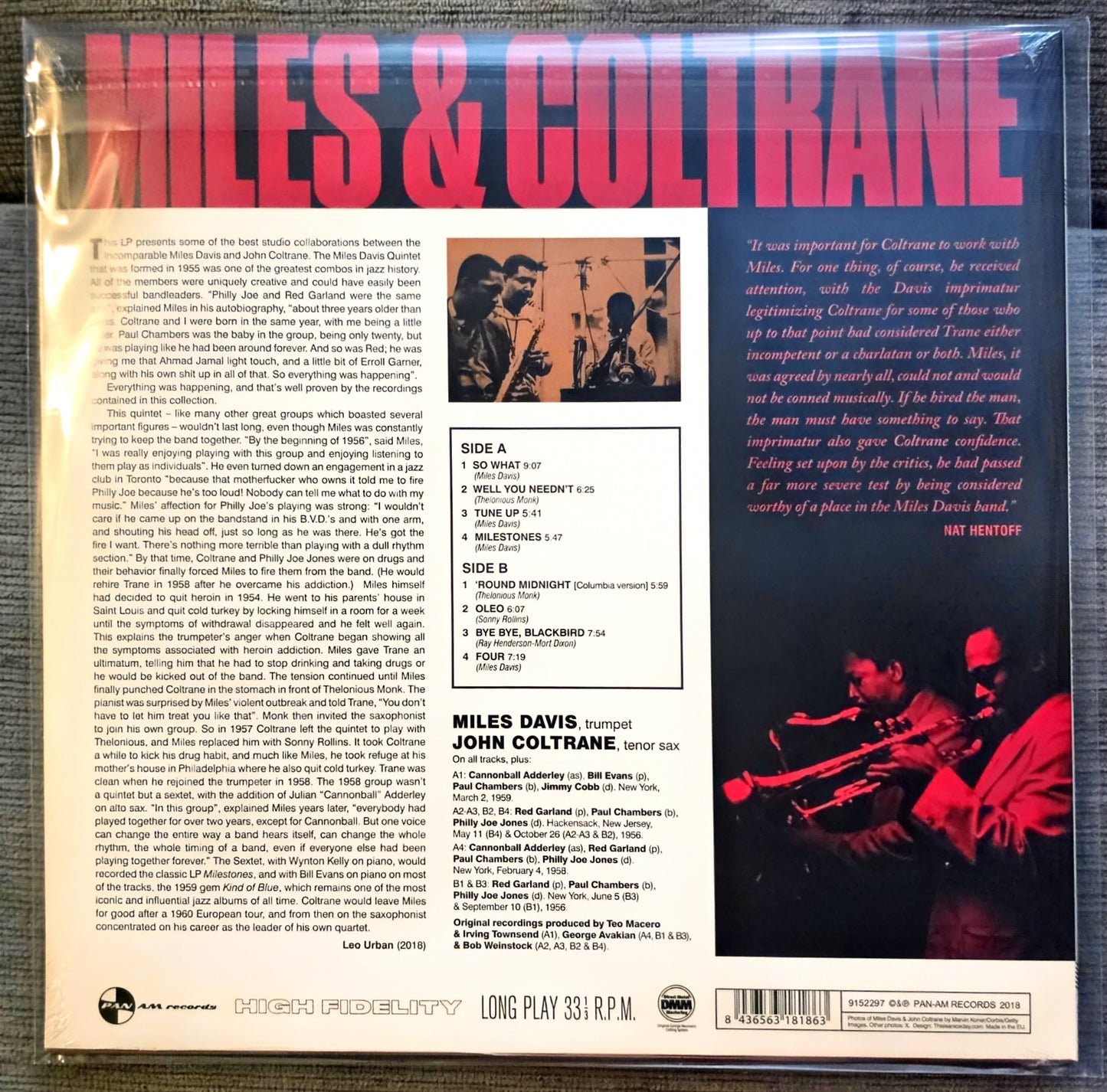Miles Davis, John Coltrane – Miles & Coltrane (new)(2018 Pressing)