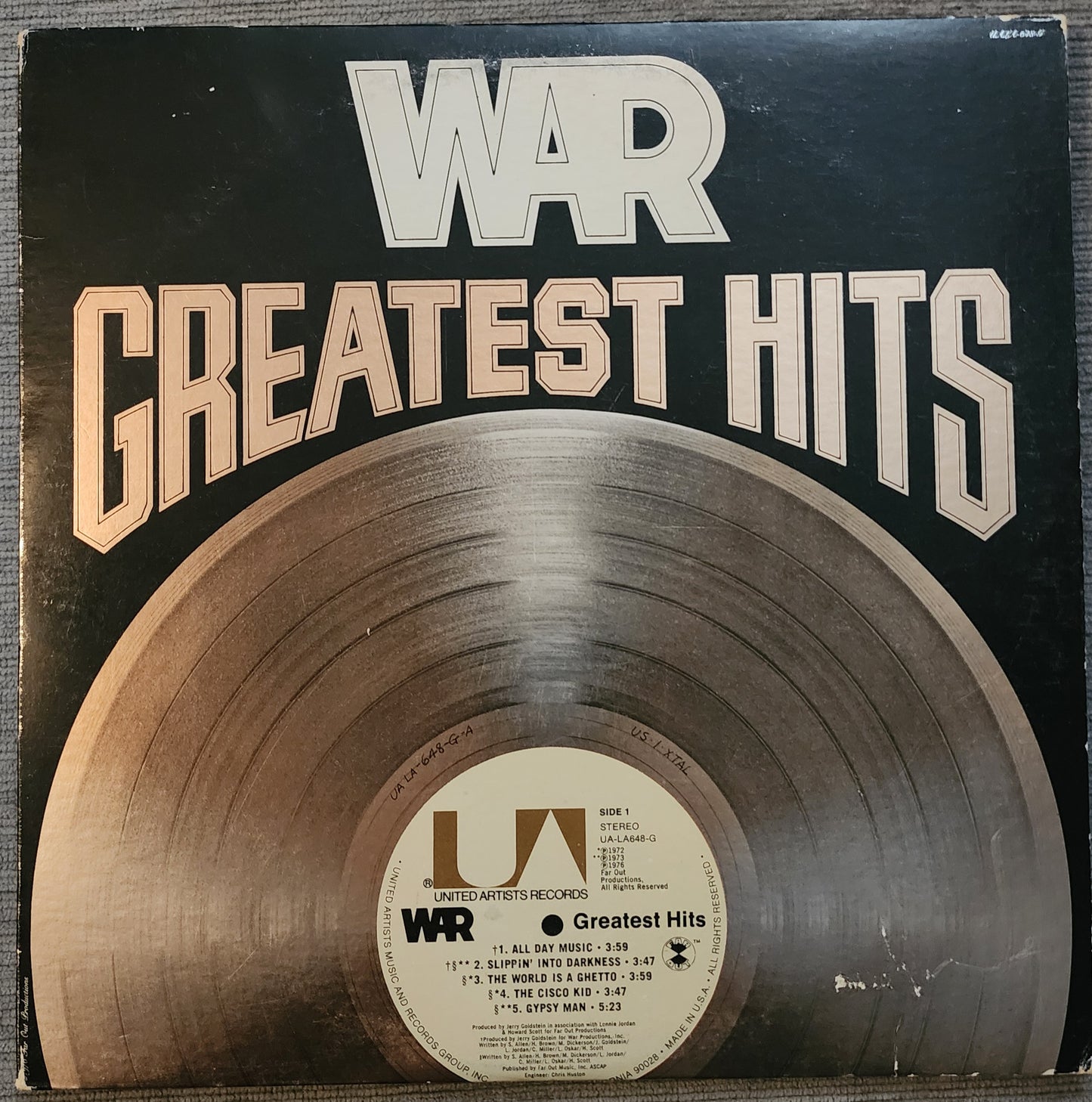 War – Greatest Hits (used)(1976 Pressing)
