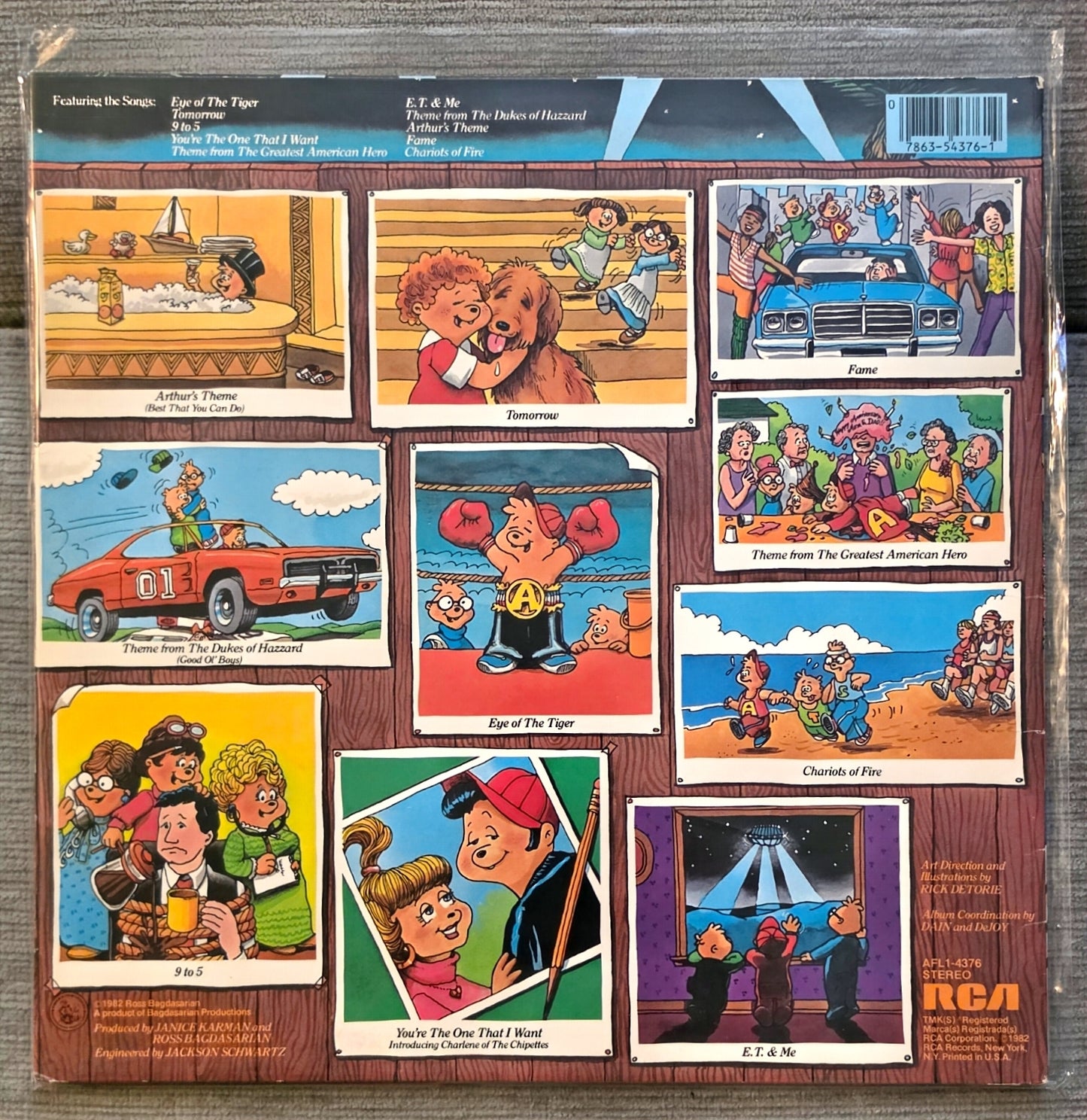 The Chipmunks – The Chipmunks Go Hollywood (used)(1982 Pressing)