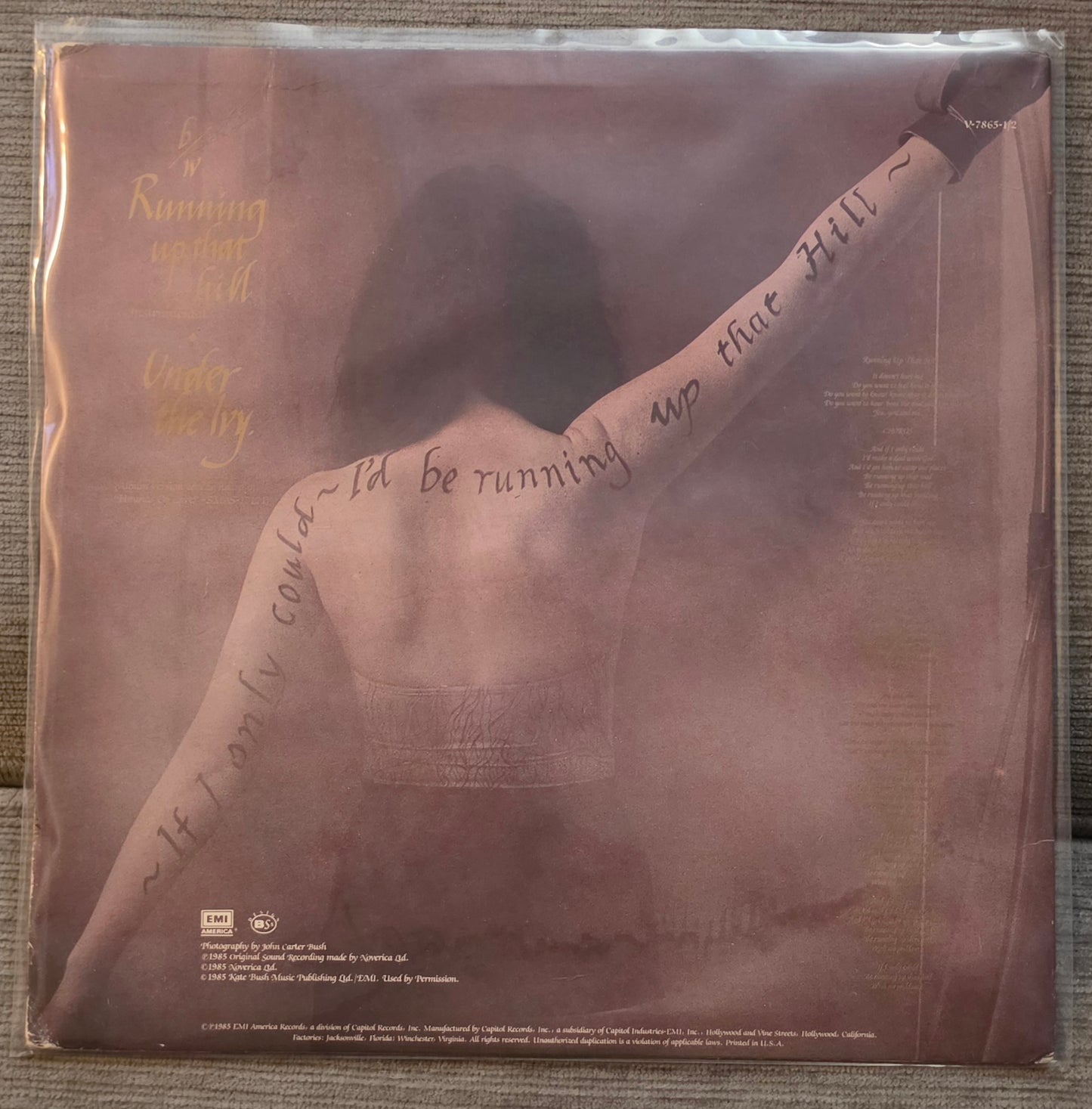 Kate Bush – Running Up That Hill (used)(1985 Pressing)
