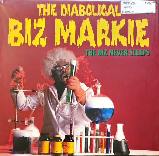 The Diabolical Biz Markie – The Biz Never Sleeps (used)(1989 Pressing)