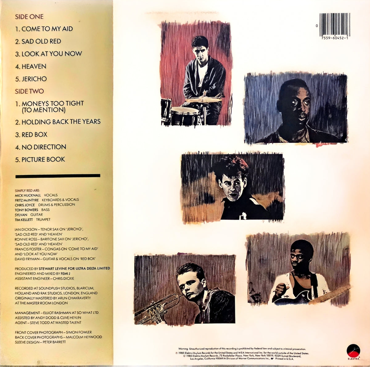 Simply Red – Picture Book (used)(1985 Pressing)