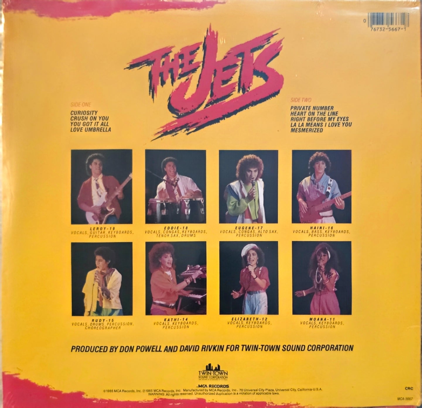 The Jets – The Jets (new)(1985 Pressing)