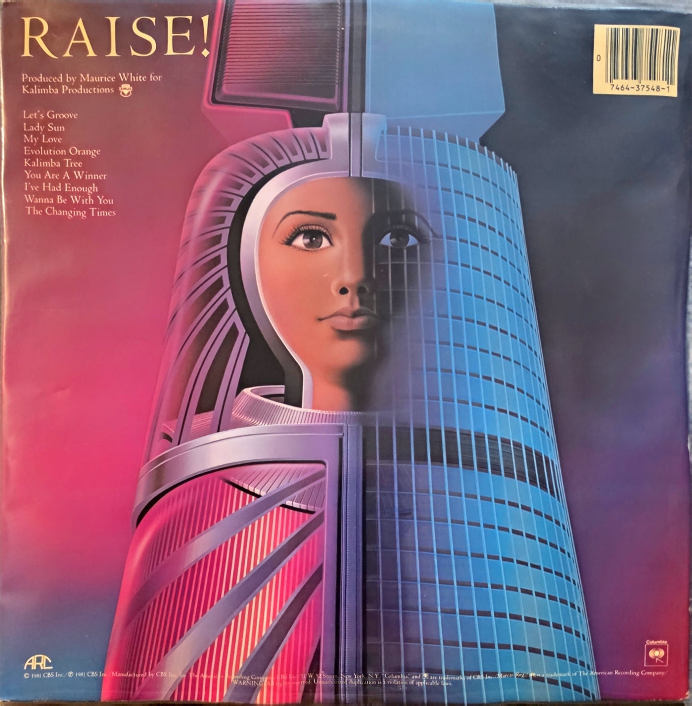 Earth, Wind & Fire – Raise! (used)(1984 Pressing)