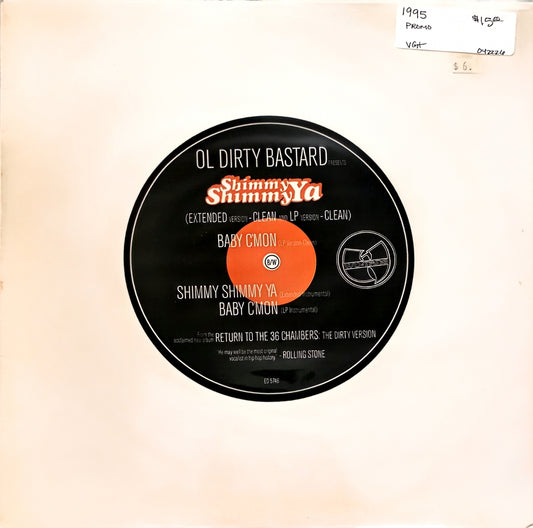 Ol' Dirty Bastard – Shimmy Shimmy Ya (used)(1995 Pressing)