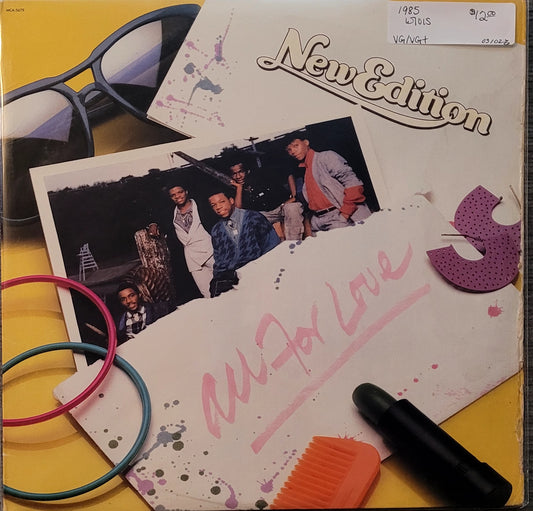 New Edition – All For Love (used)(1985 Pressing)