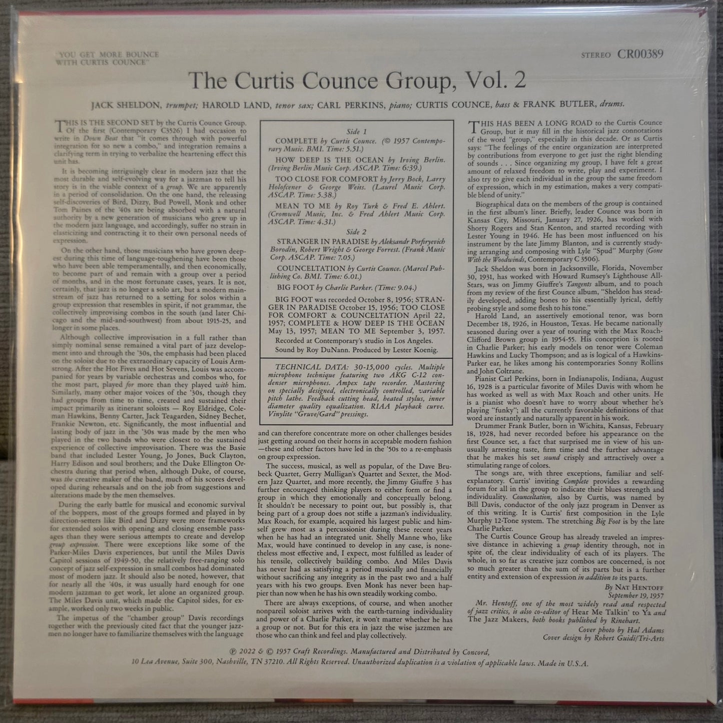 You Get More Bounce With Curtis Counce! (new)(2023 Pressing)