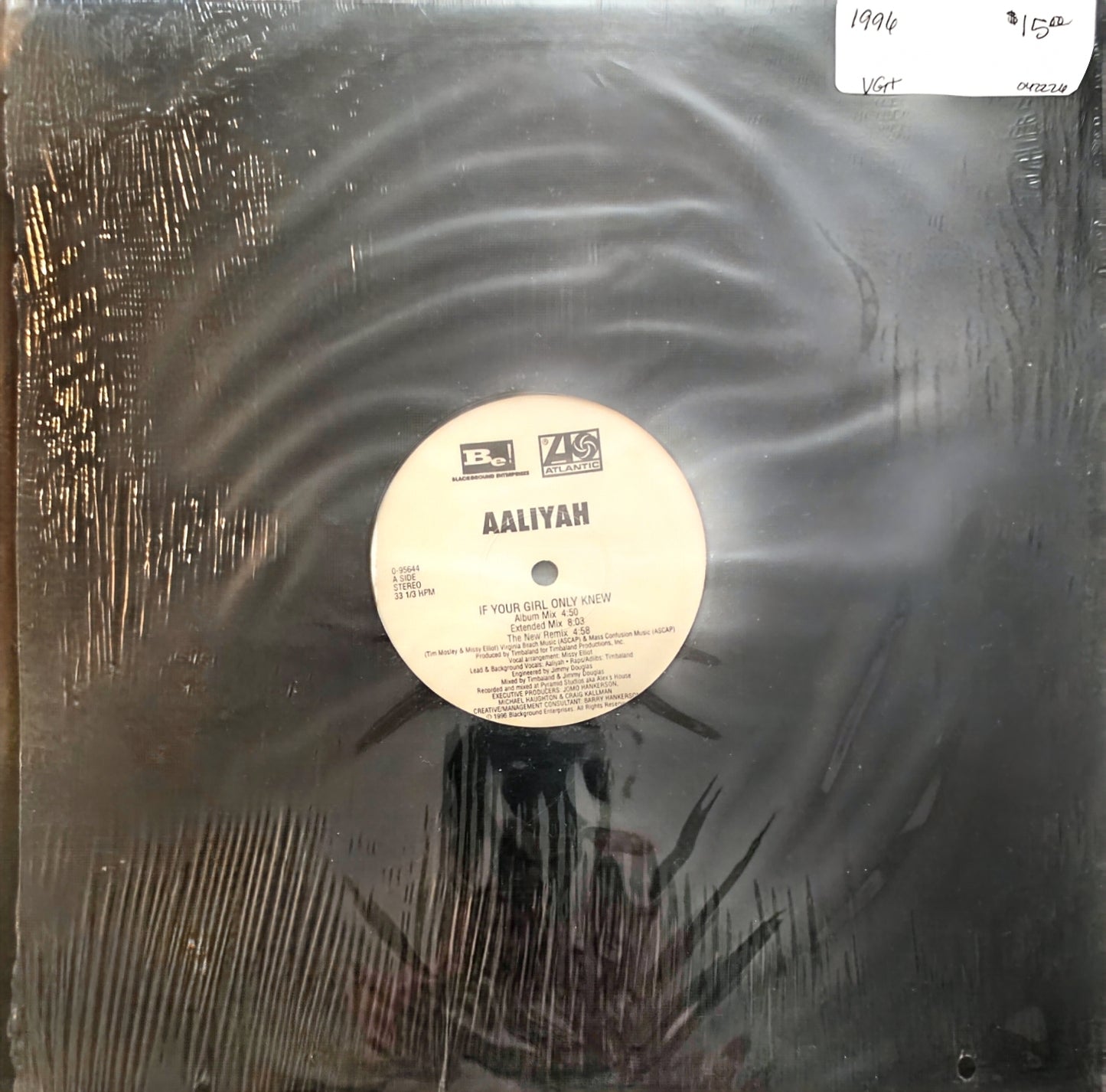 Aaliyah – If Your Girl Only Knew (used)(1996 Pressing)