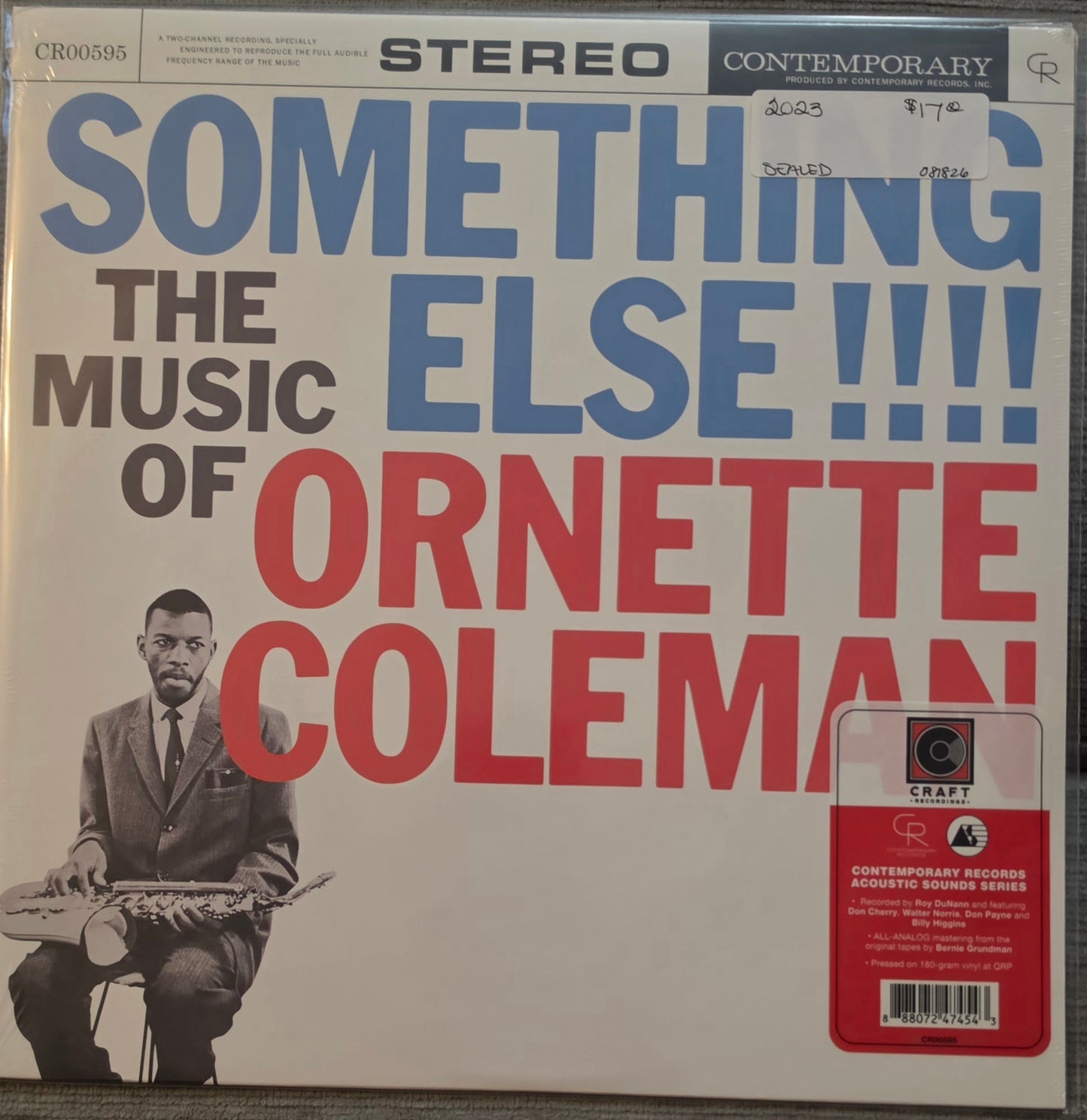 Ornette Coleman – Something Else!!!! (new)(2023 Pressing)