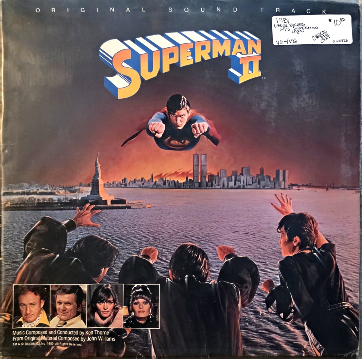 Superman II (Original Sound Track) (used)(1981 Pressing)