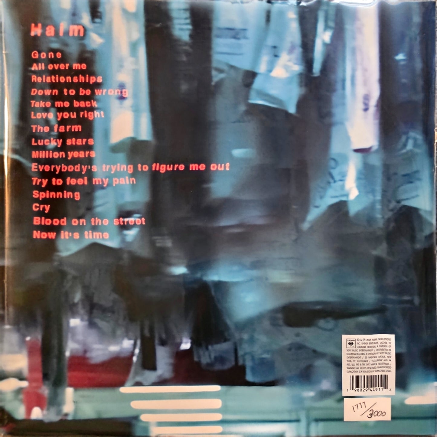 Haim – I Quit (new)(2025 Blood Records Pressing)