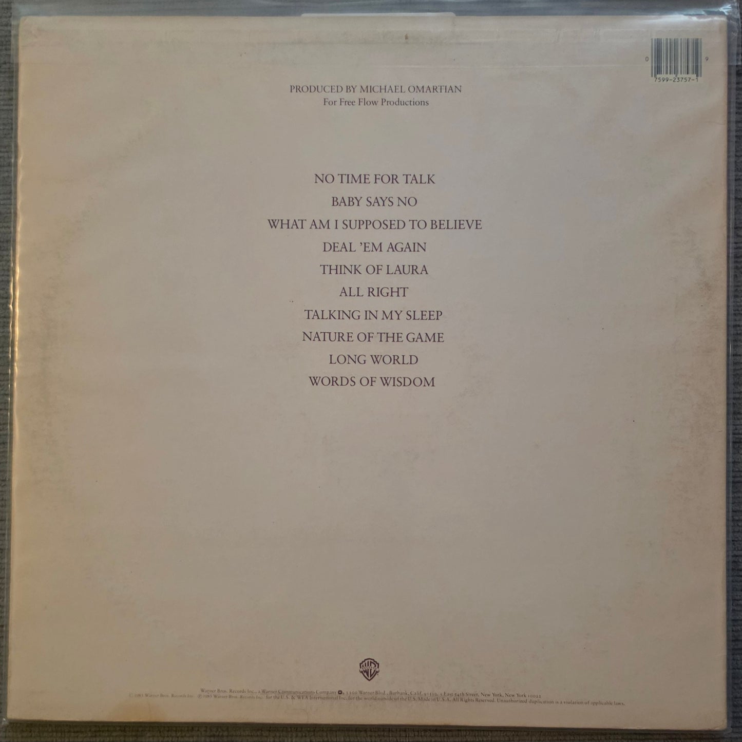 Christopher Cross – Another Page (used)(1983 Pressing)