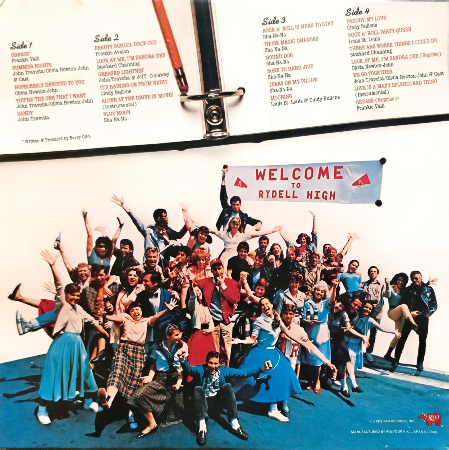 Grease (The Original Soundtrack From The Motion Picture) (used)(1978 Japanese Pressing)