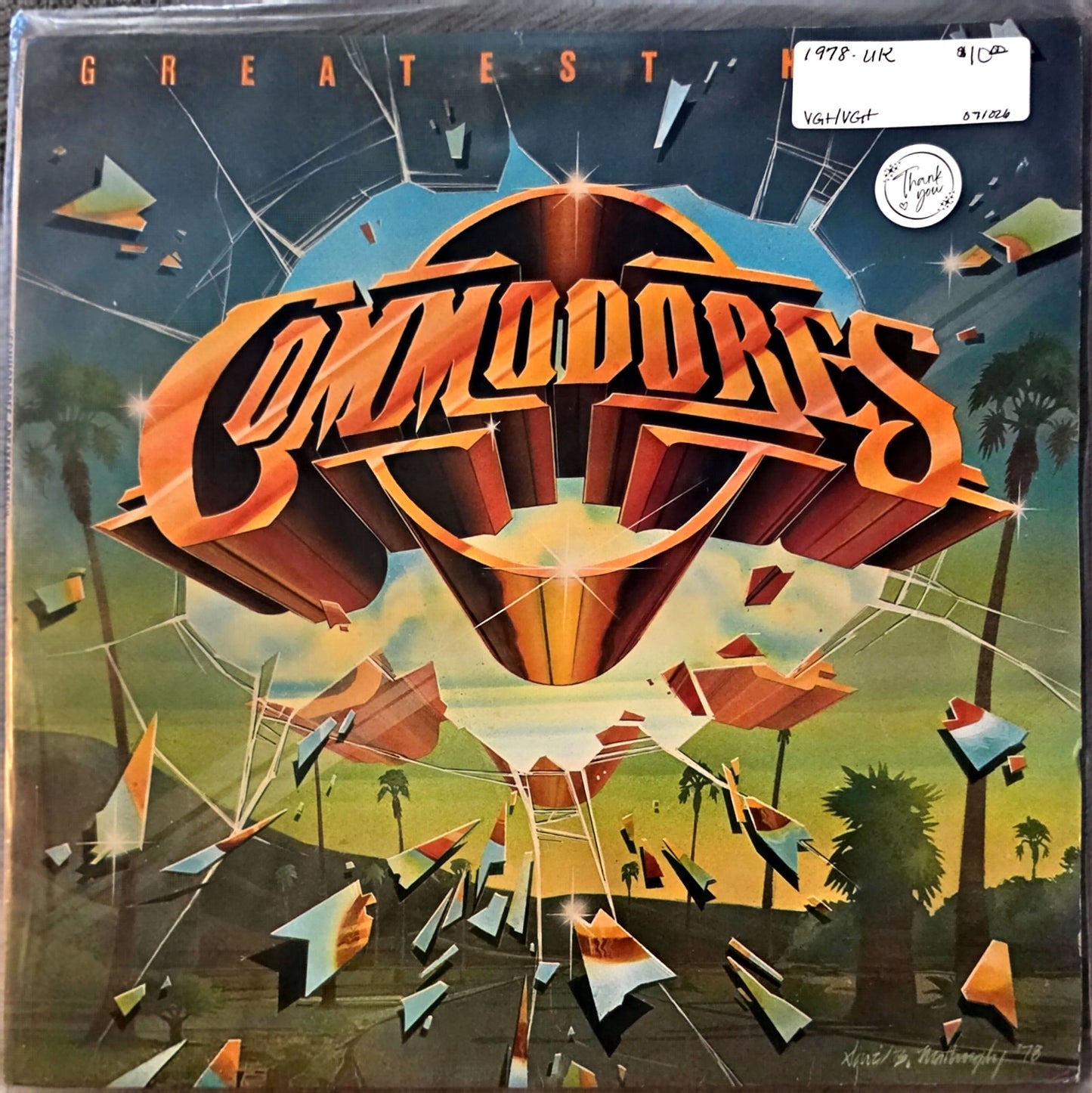 Commodores – Greatest Hits (used)(1978 UK Pressing)
