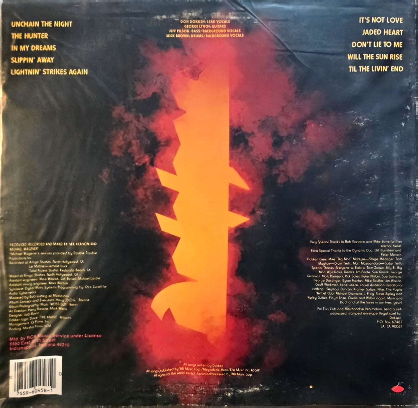 Dokken – Under Lock And Key (used)(1985 Pressing)