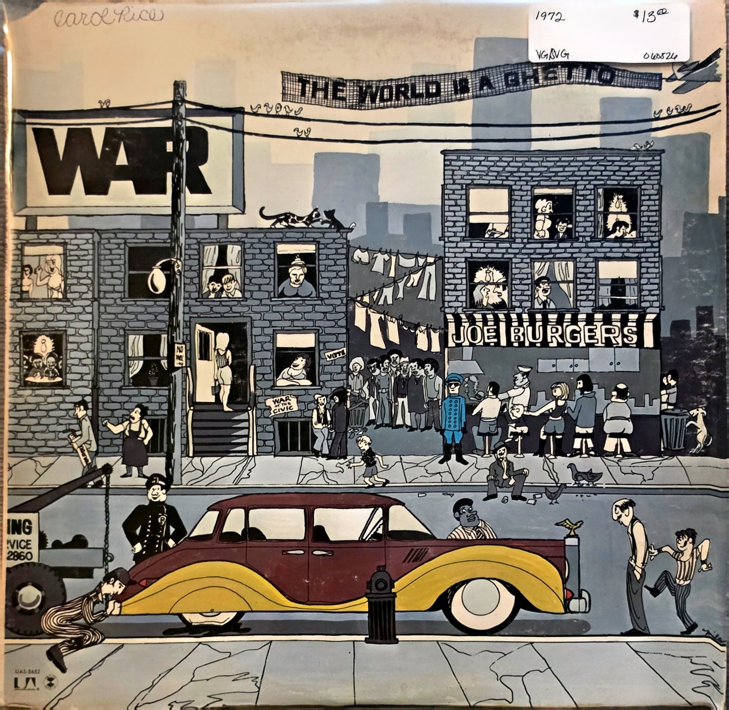 War – The World Is A Ghetto (used)(1972 Pressing)