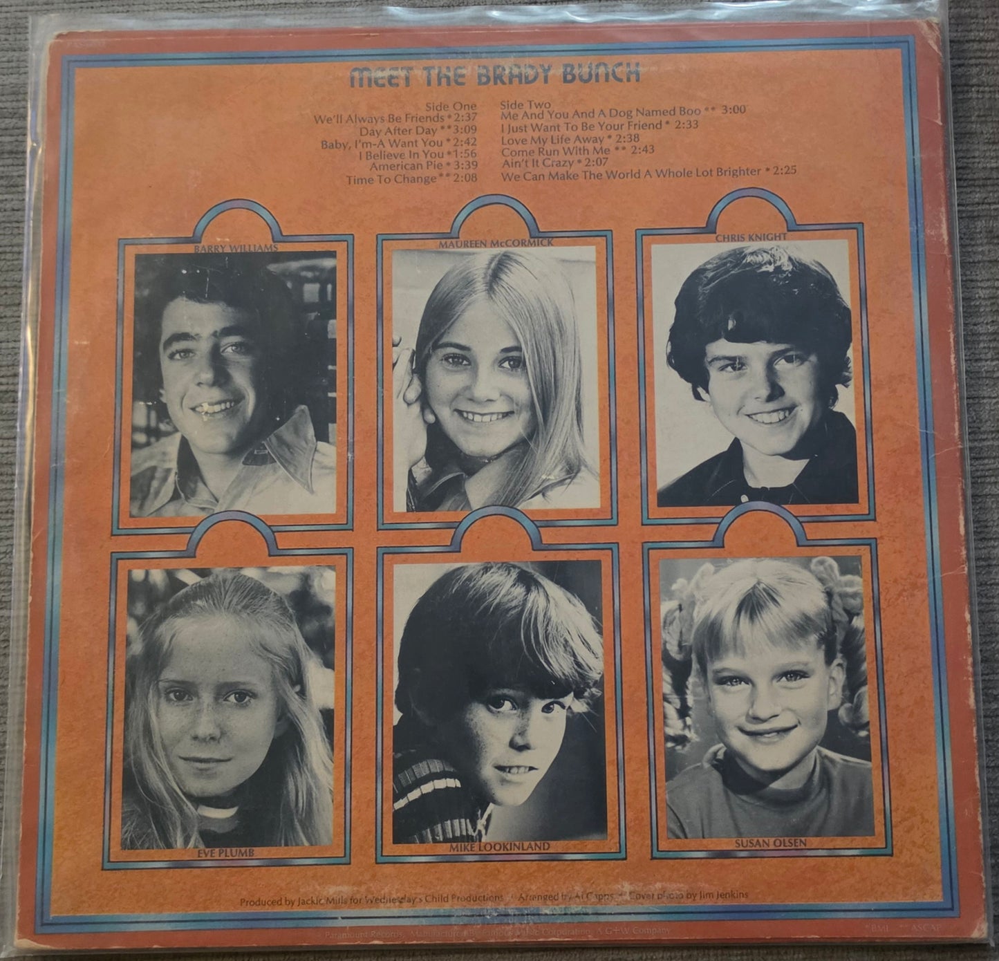 The Brady Bunch – Meet The Brady Bunch (used)(1972 Pressing)
