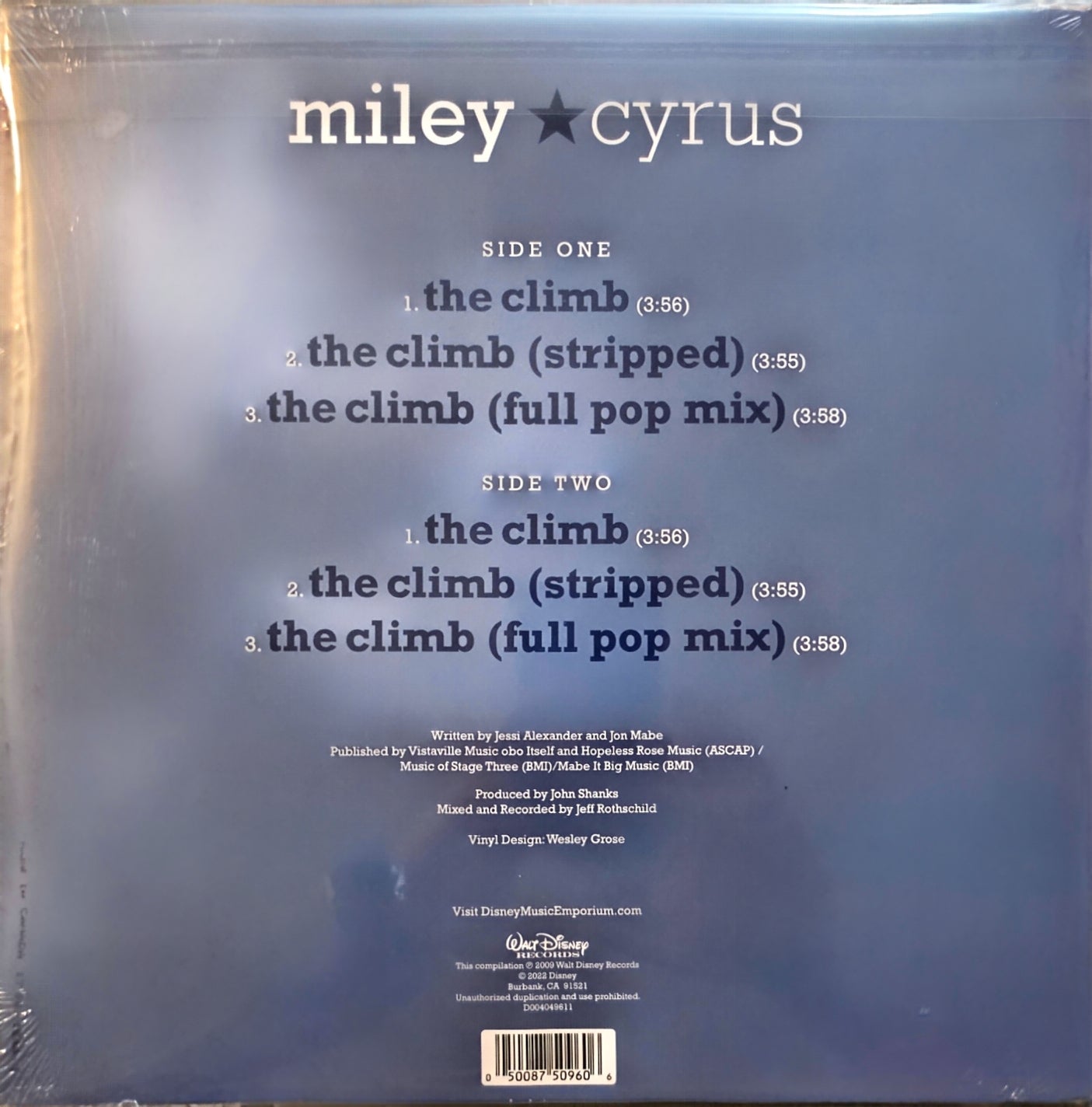 Miley Cyrus – The Climb (new)(2022 Pressing)