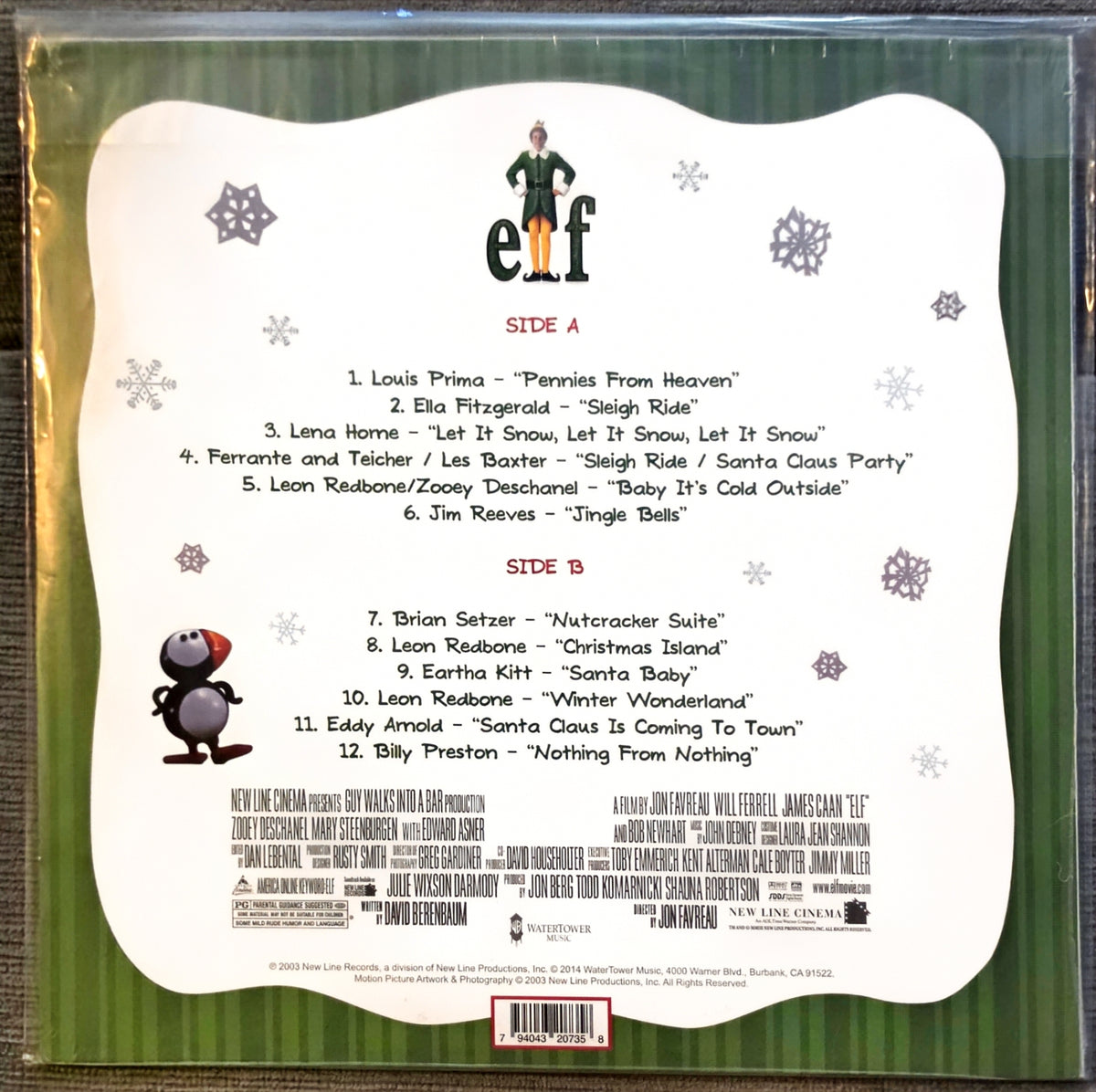 Elf - Music From The Motion Picture (new)(2025 Pressing)