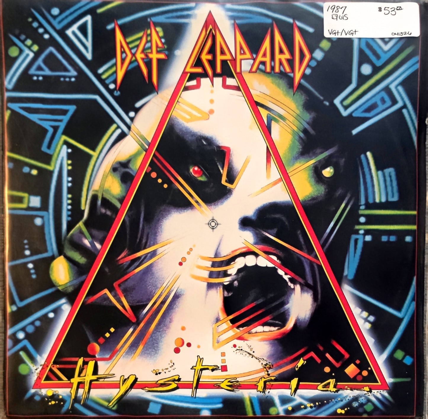 Def Leppard – Hysteria (used)(1987 Pressing)