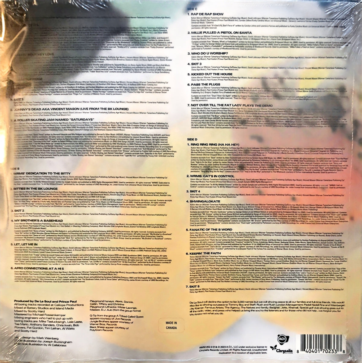 De La Soul – De La Soul Is Dead (new)(2024 Pressing)