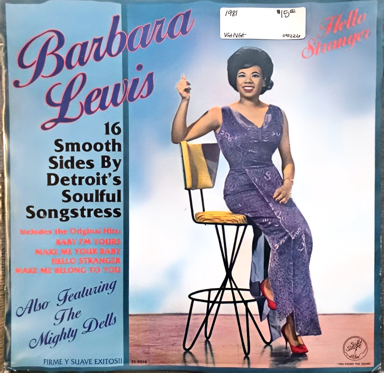 Barbara Lewis – Hello Stranger-16 Smooth Sides By Detroit's Soulful Songstress (used)(1981 Pressing)