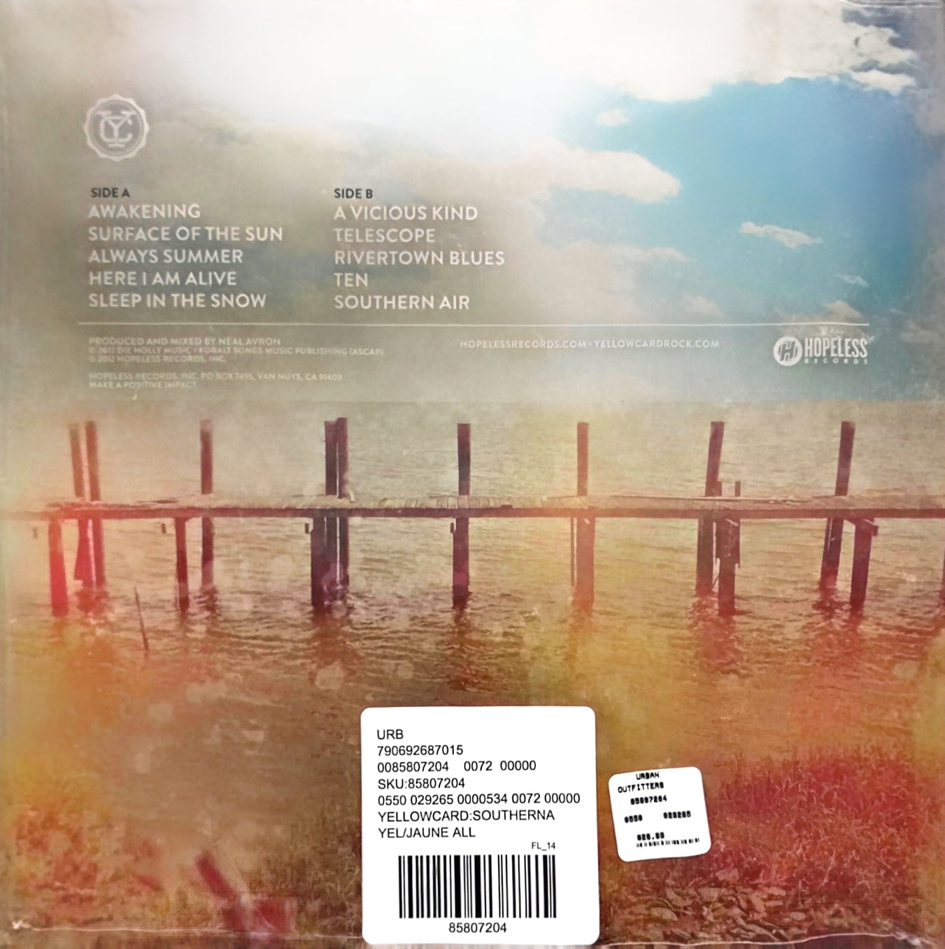 Yellowcard – Southern Air (new)(2023 Pressing)