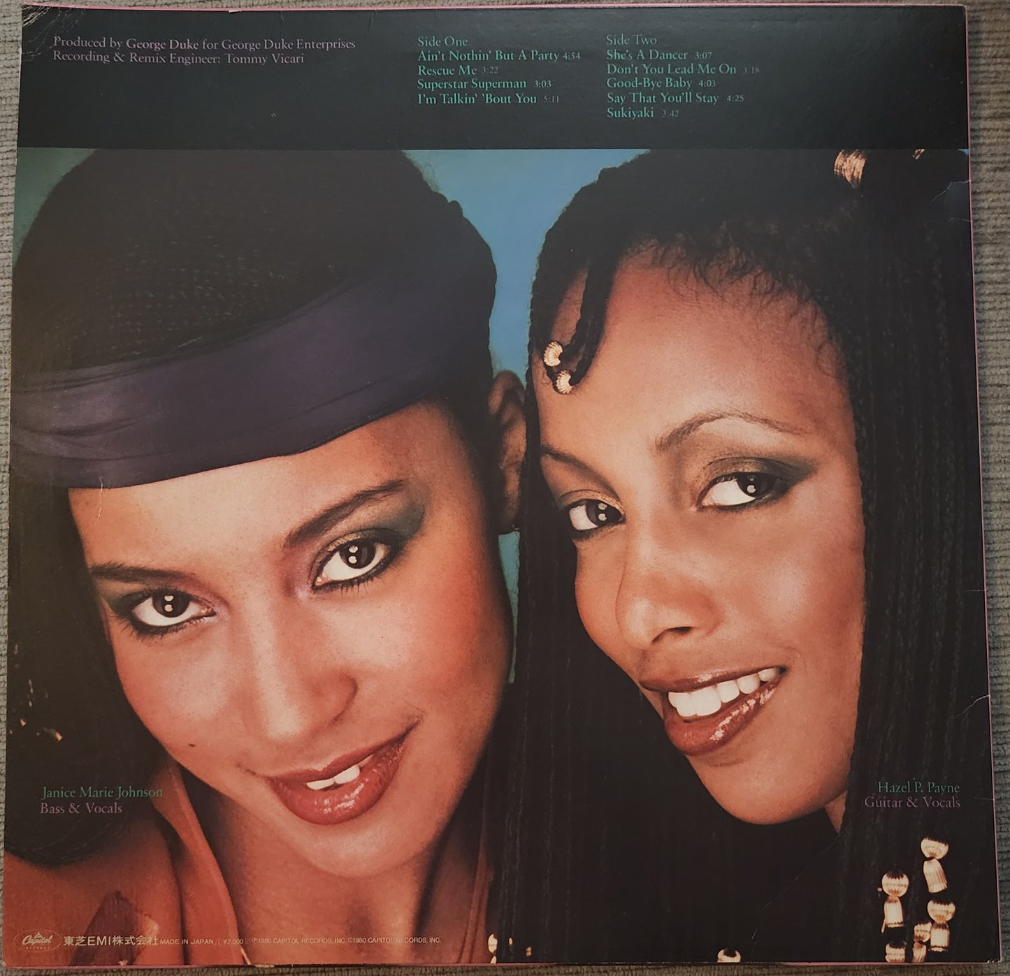 A Taste Of Honey – Twice As Sweet (used)(1980 Japanese Pressing)