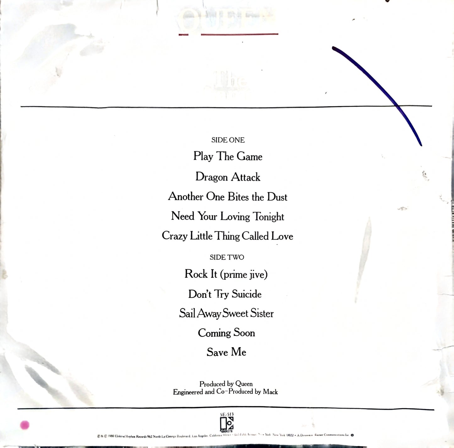 Queen – The Game (used)(1980 Pressing)
