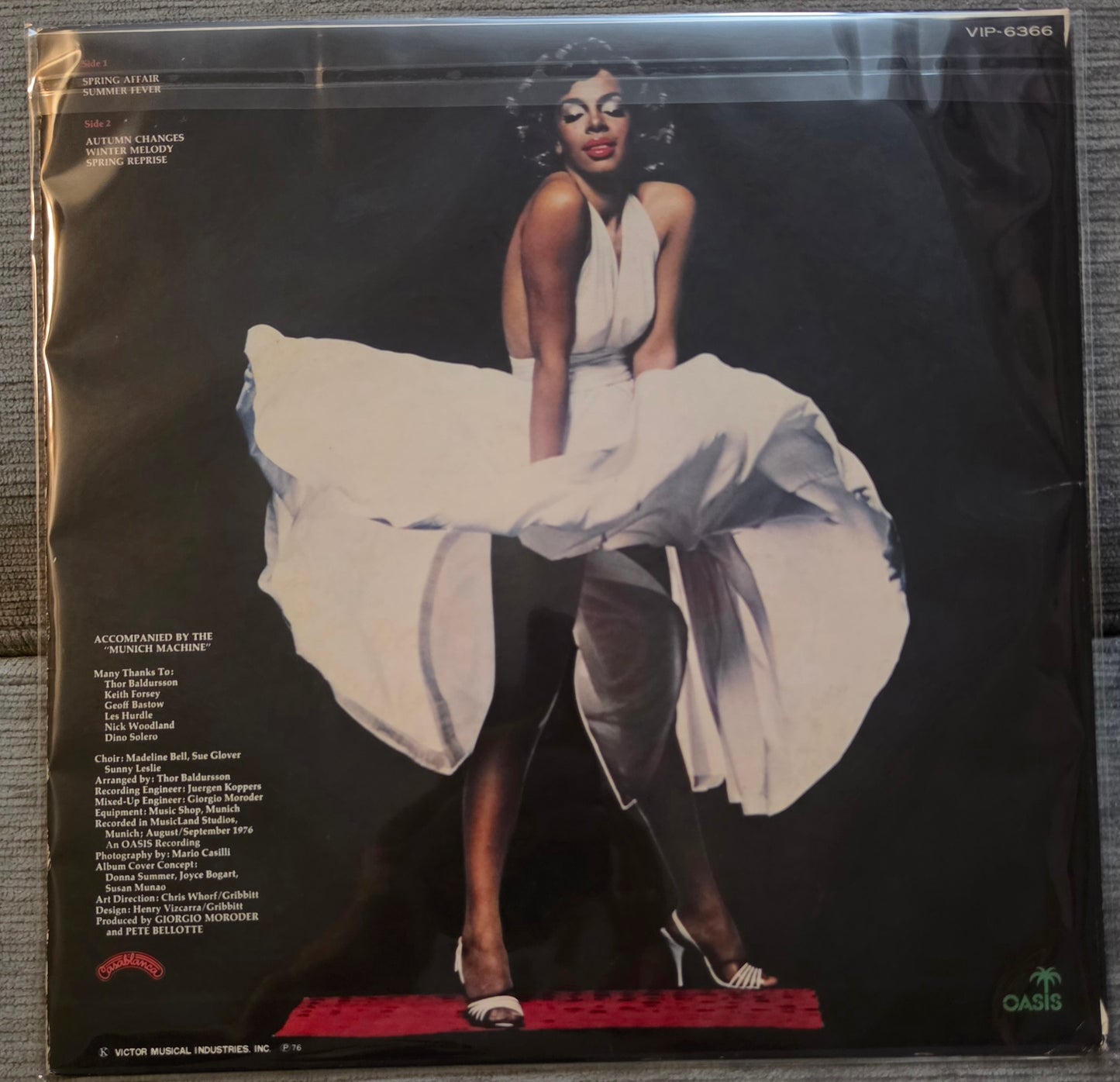 Donna Summer – Four Seasons Of Love (used)(1976 Japanese Pressing)