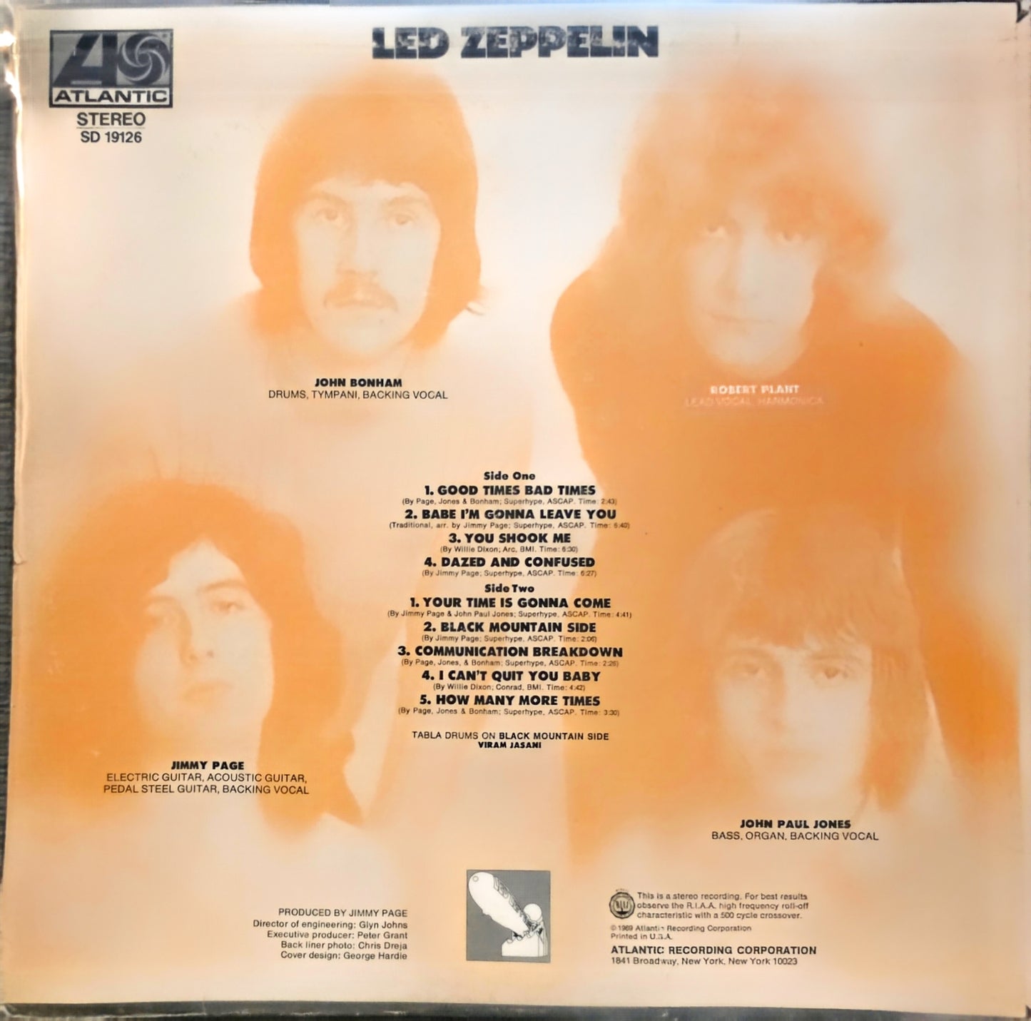 Led Zeppelin – Led Zeppelin (used)(1977 Pressing)