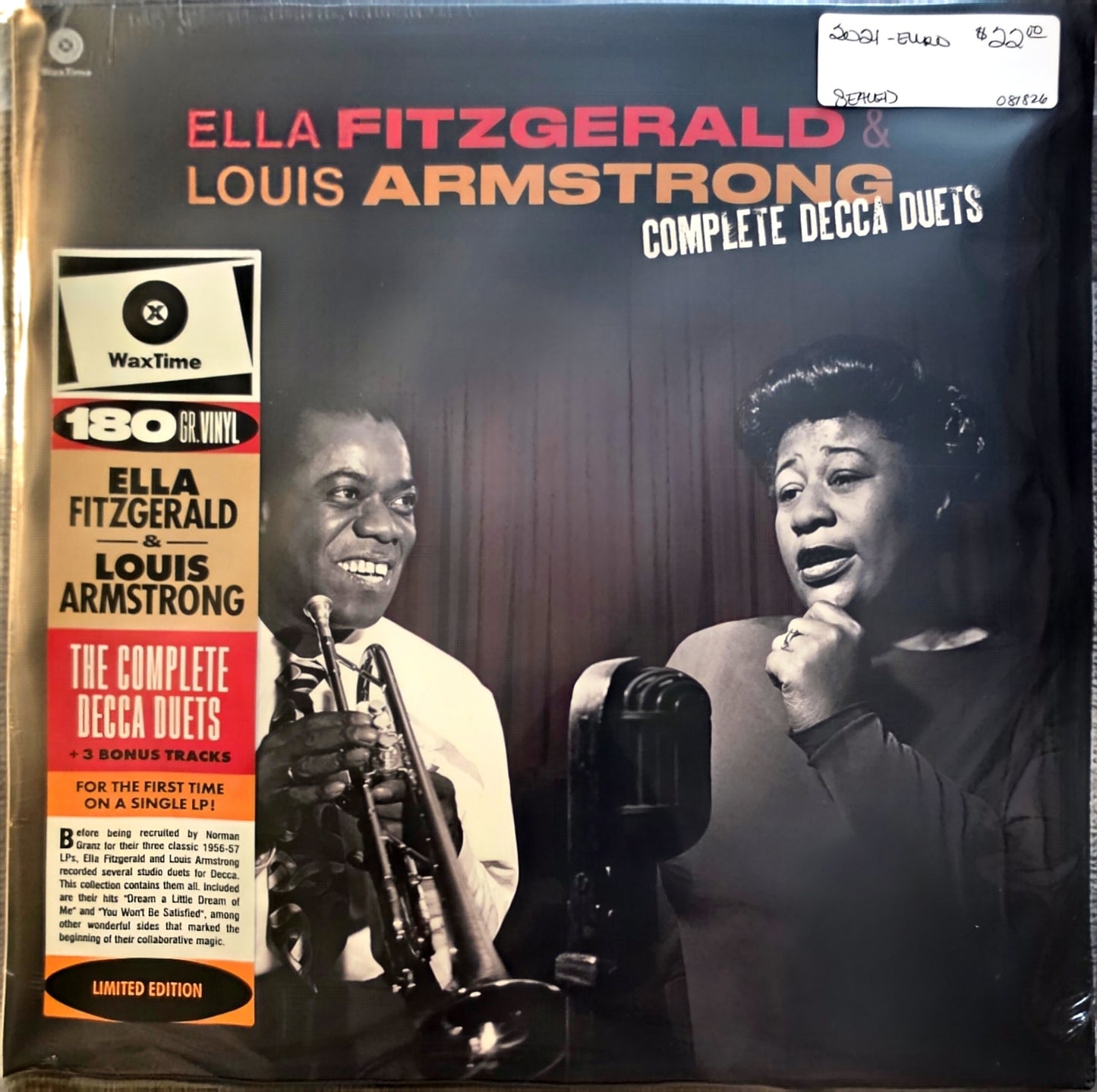 Ella Fitzgerald & Louis Armstrong – Complete Decca Duets (new)(2021 Pressing)