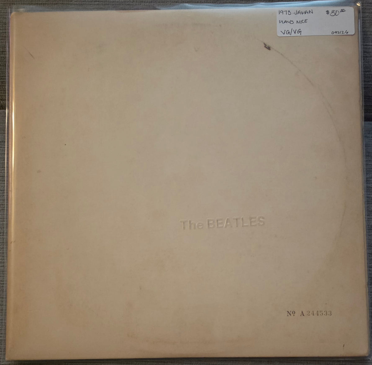 The Beatles – The Beatles (used)(1973 Japanese Pressing)