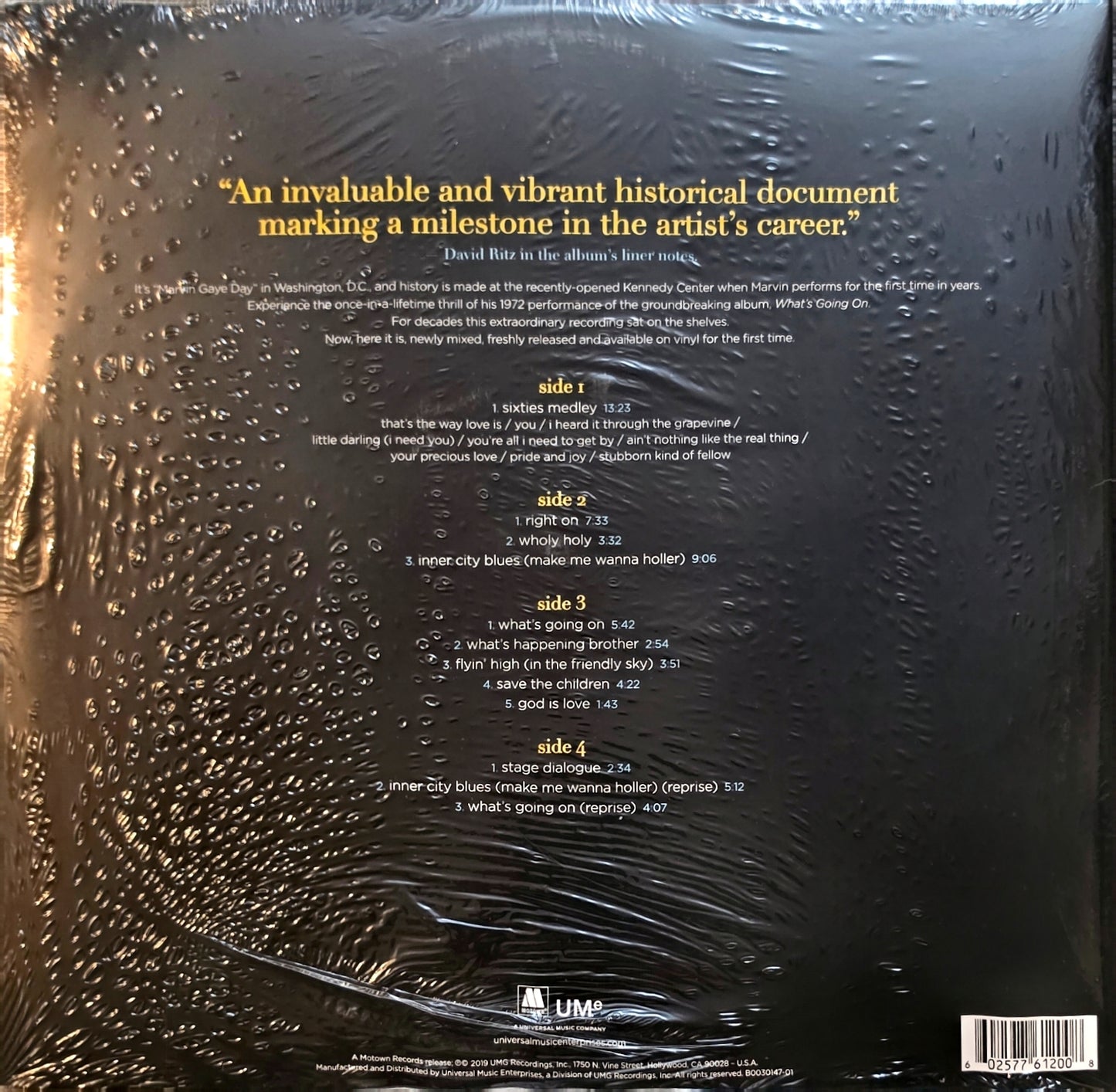 Marvin Gaye – What's Going On Live (new)(2019 Pressing)