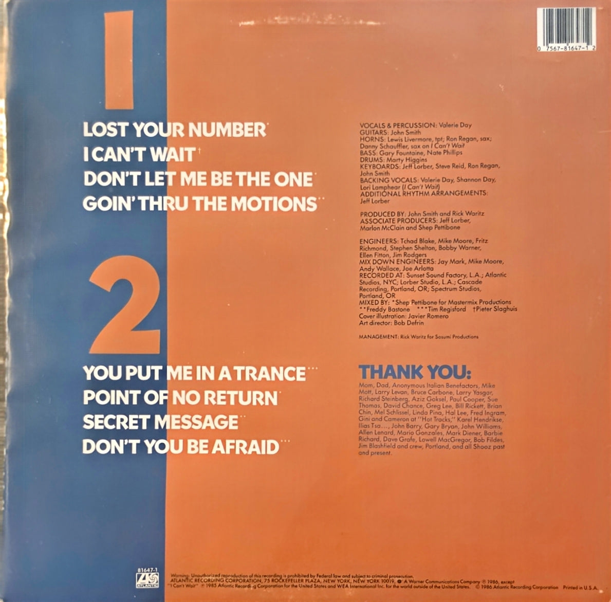 Nu Shooz – Poolside (used)(1986 Pressing)