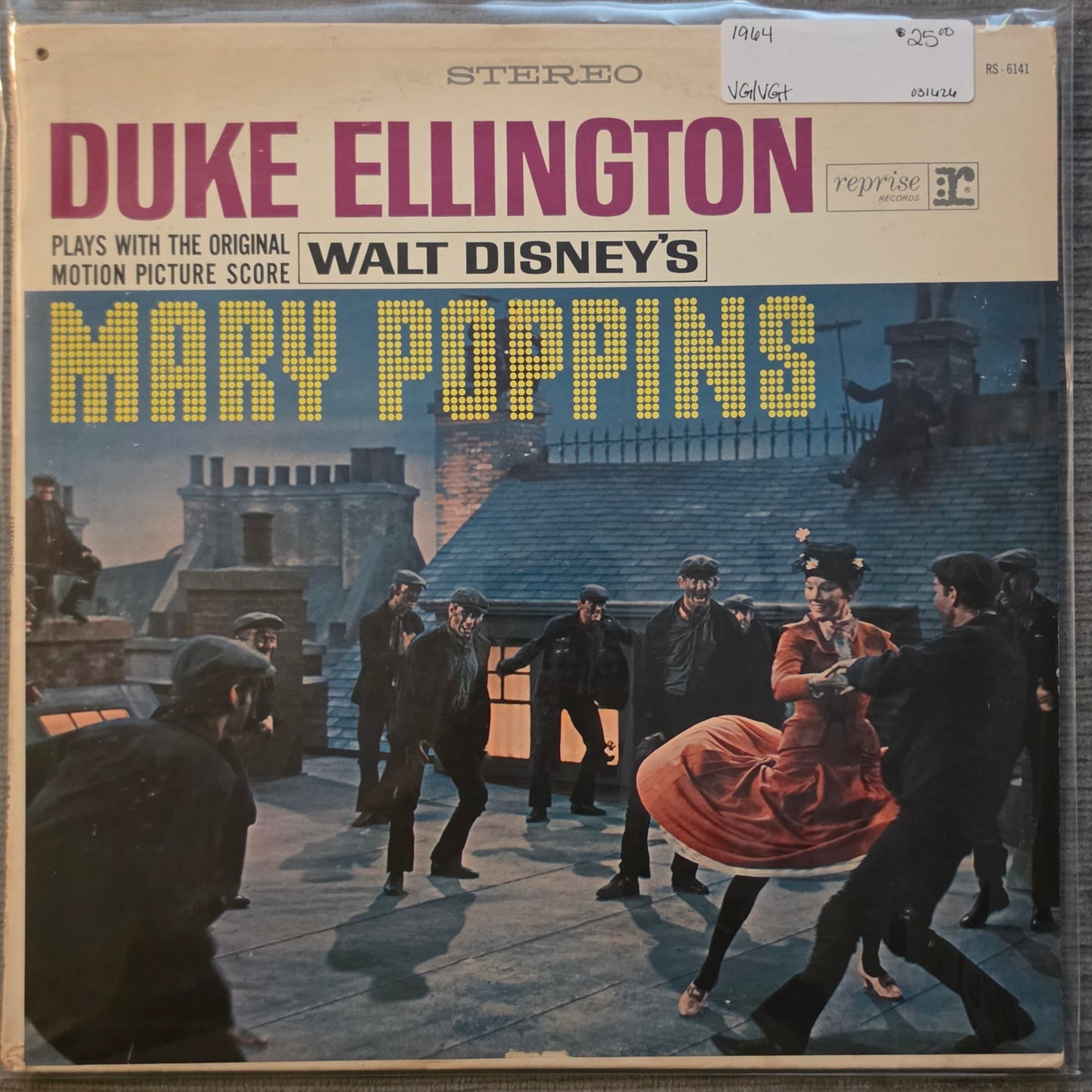 Plays With The Original Motion Picture Score Mary Poppins (1964 Pressing)