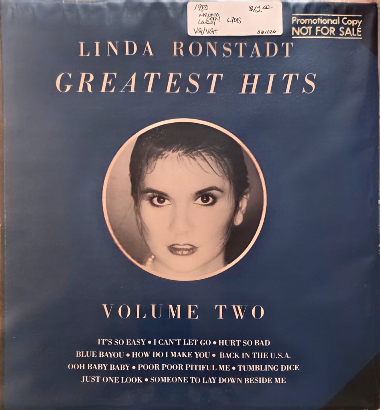 Linda Ronstadt – Greatest Hits Volume Two (used)(1980 Pressing)