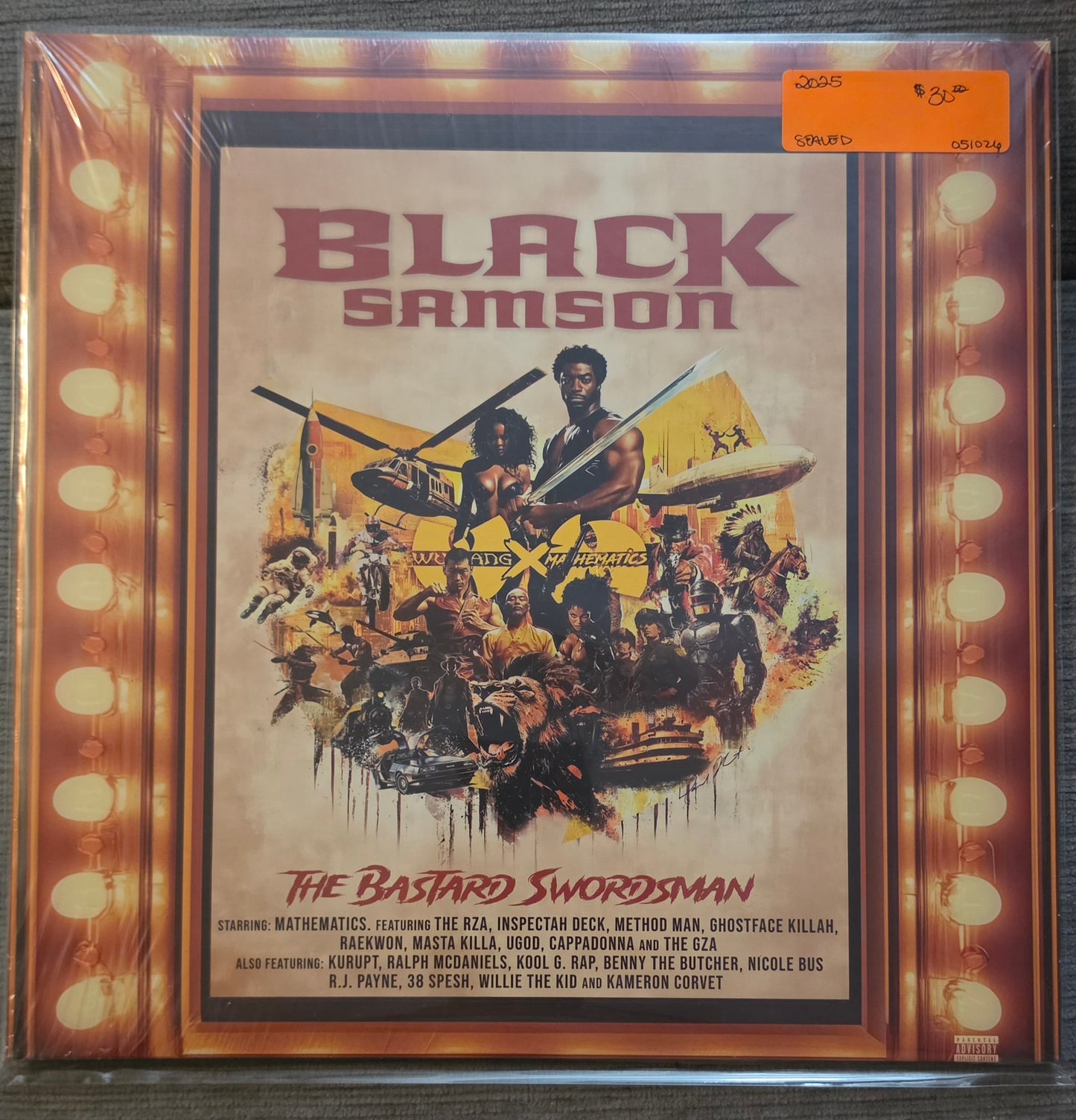 Wu-Tang* X Mathematics* – Black Samson, The Bastard Swordsman (new)(2025 Pressing)