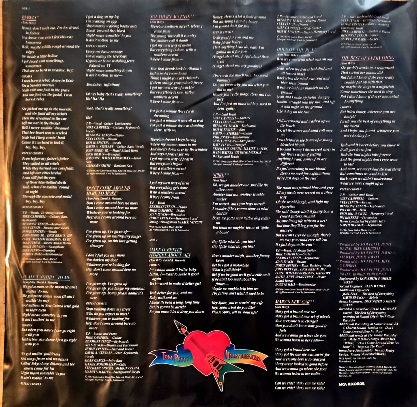 Tom Petty And The Heartbreakers – Southern Accents (used)(1985 Pressing)