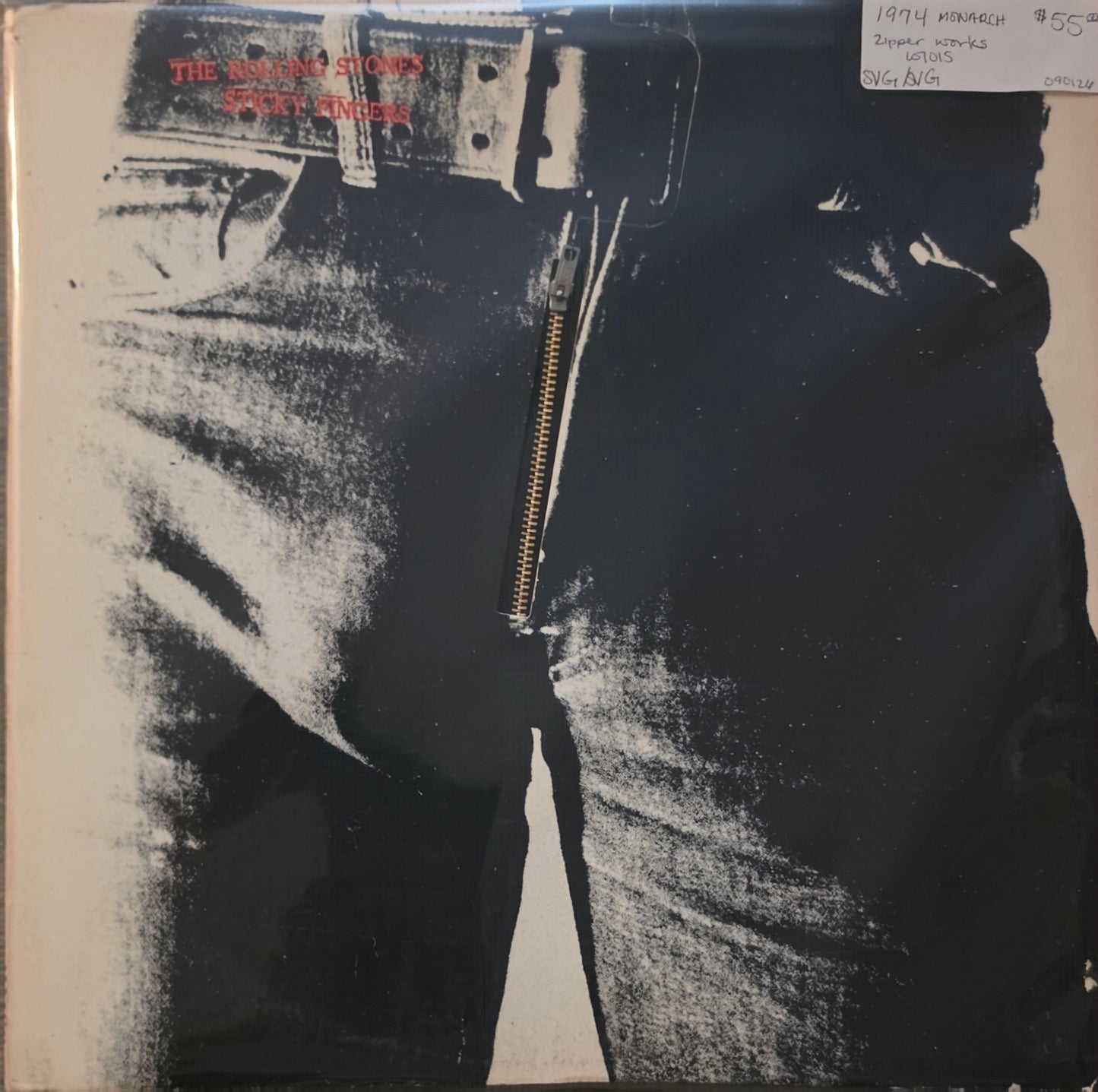 The Rolling Stones – Sticky Fingers (used)(1974 Pressing)