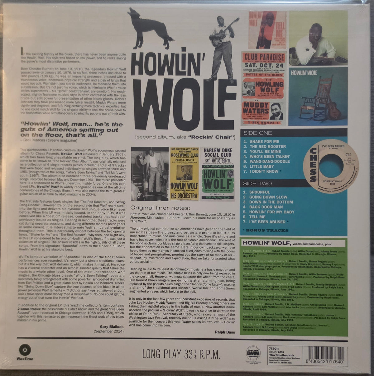 Howlin' Wolf – Howlin' Wolf (new)(2015 Pressing)