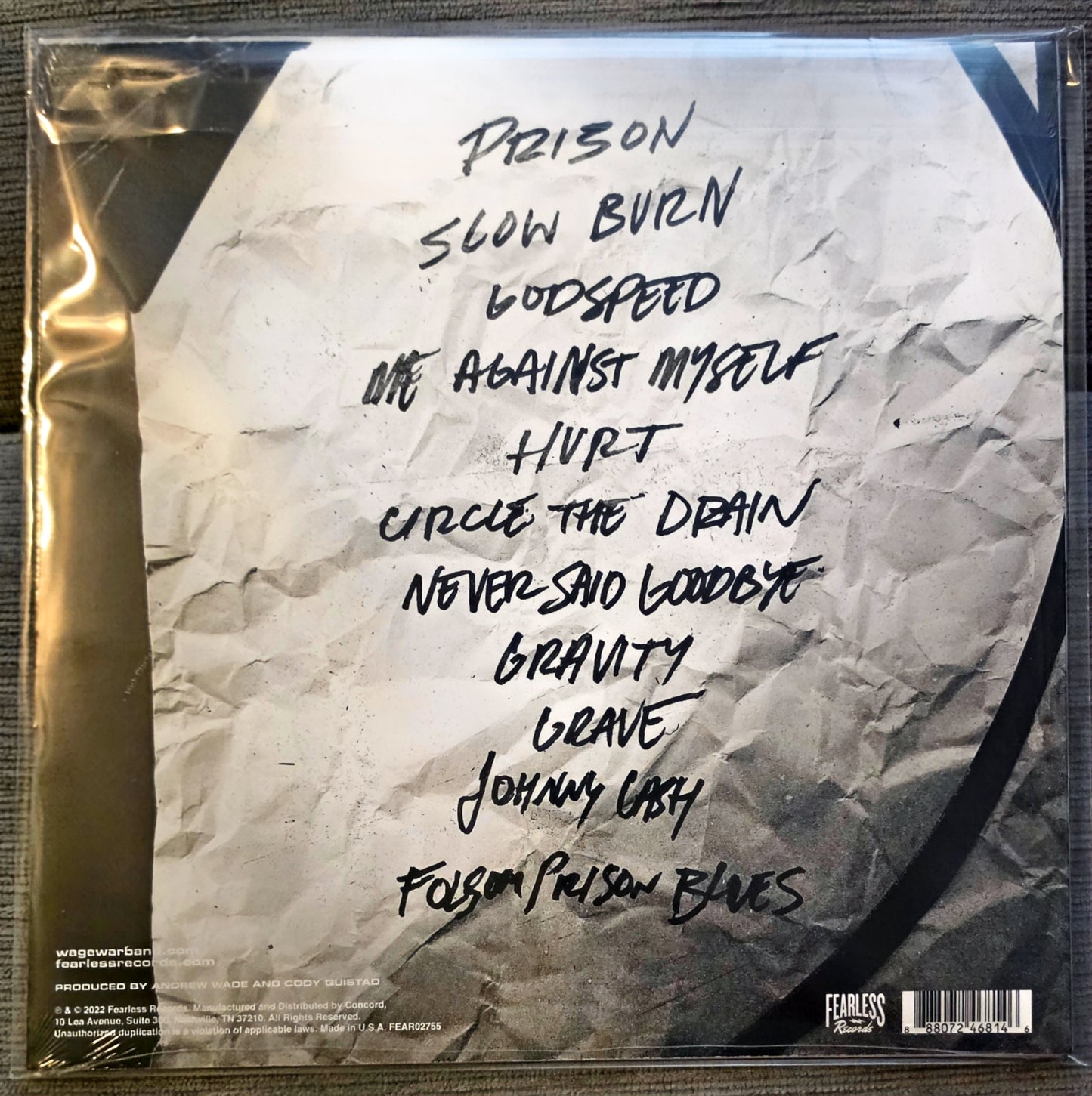 Wage War – The Stripped Sessions (new)(2023 Euro Pressing)