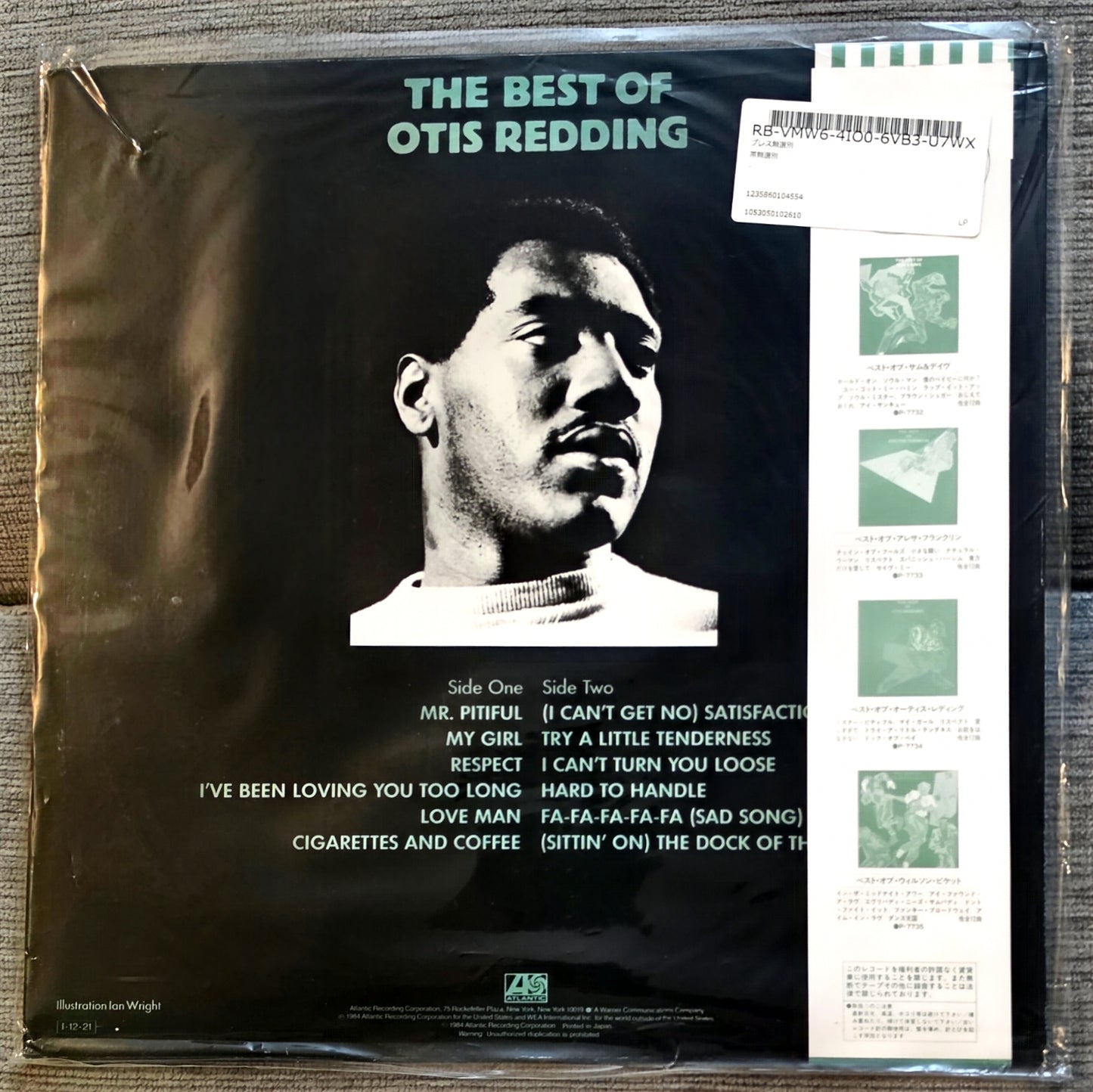 Otis Redding – The Best Of Otis Redding (used)(1984 Japanese Pressing)