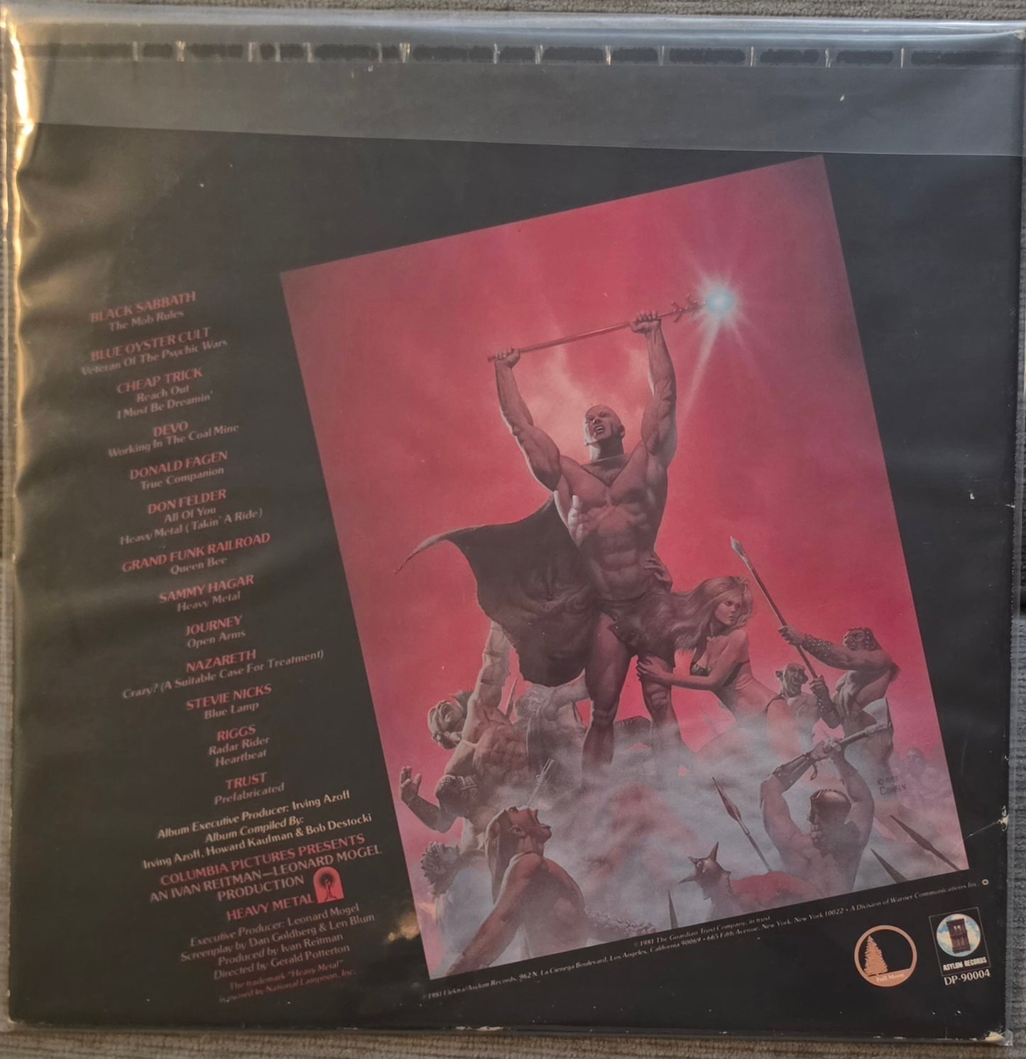 Heavy Metal - Music From The Motion Picture (used)(1981 Pressing)