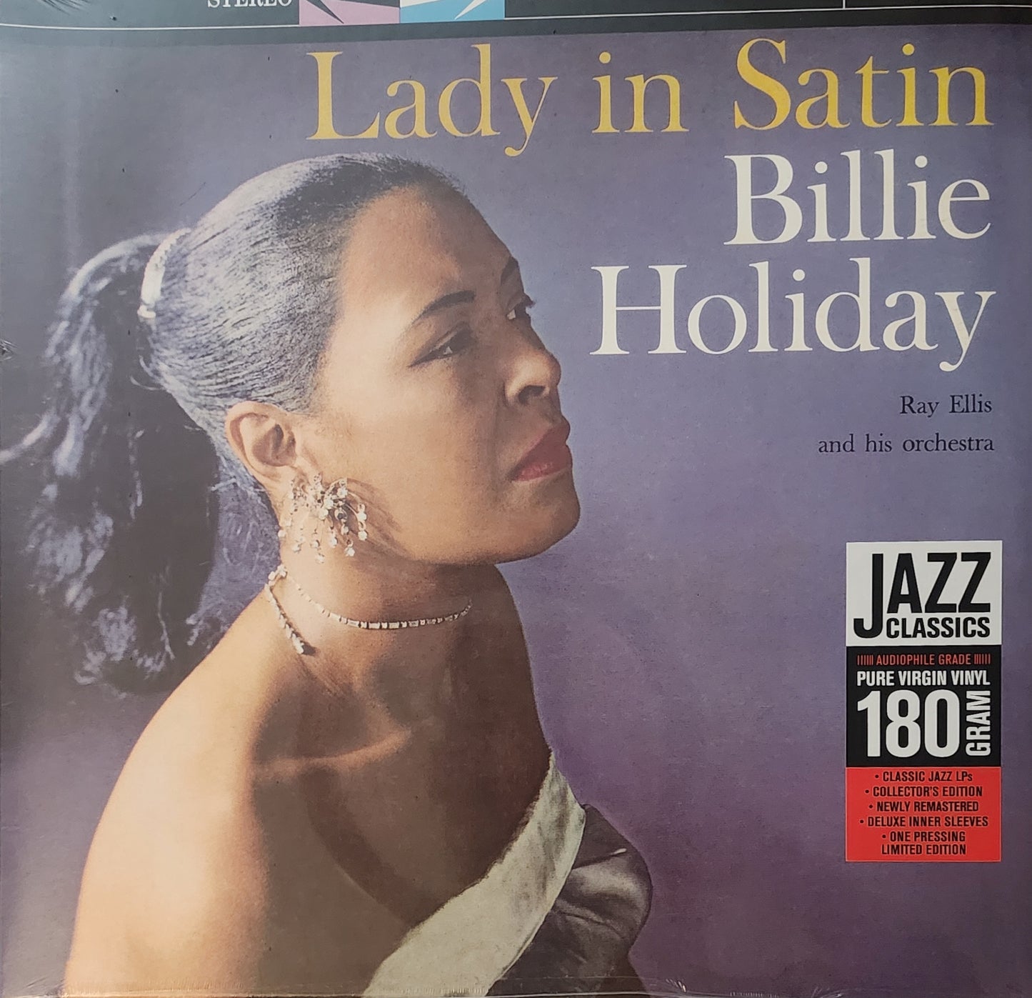 Billie Holiday With Ray Ellis And His Orchestra – Lady In Satin (new)(2012 Pressing)